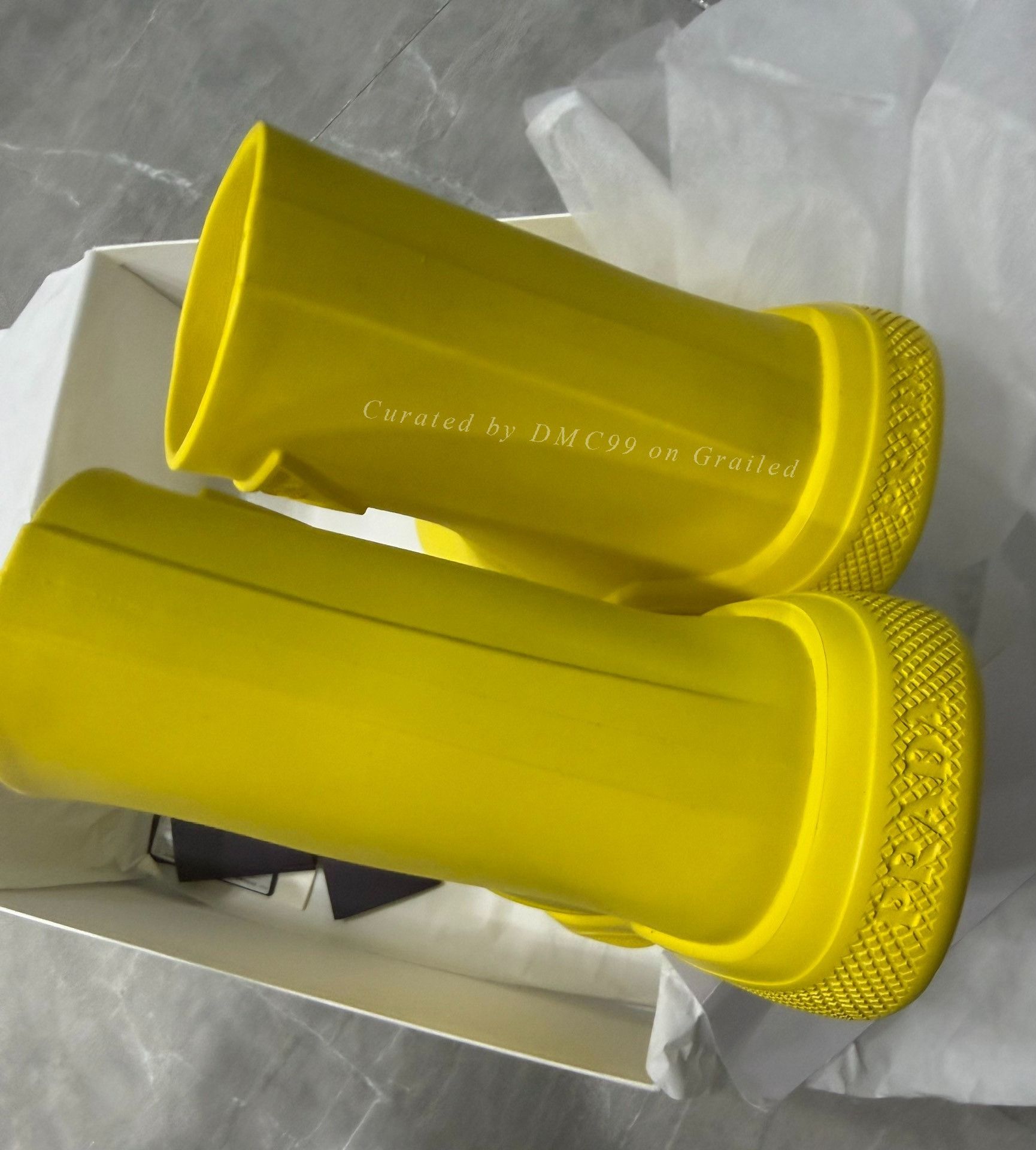 Prada Prada Yellow Short Rain Boots Size US 7 / IT 37 - 2 Thumbnail