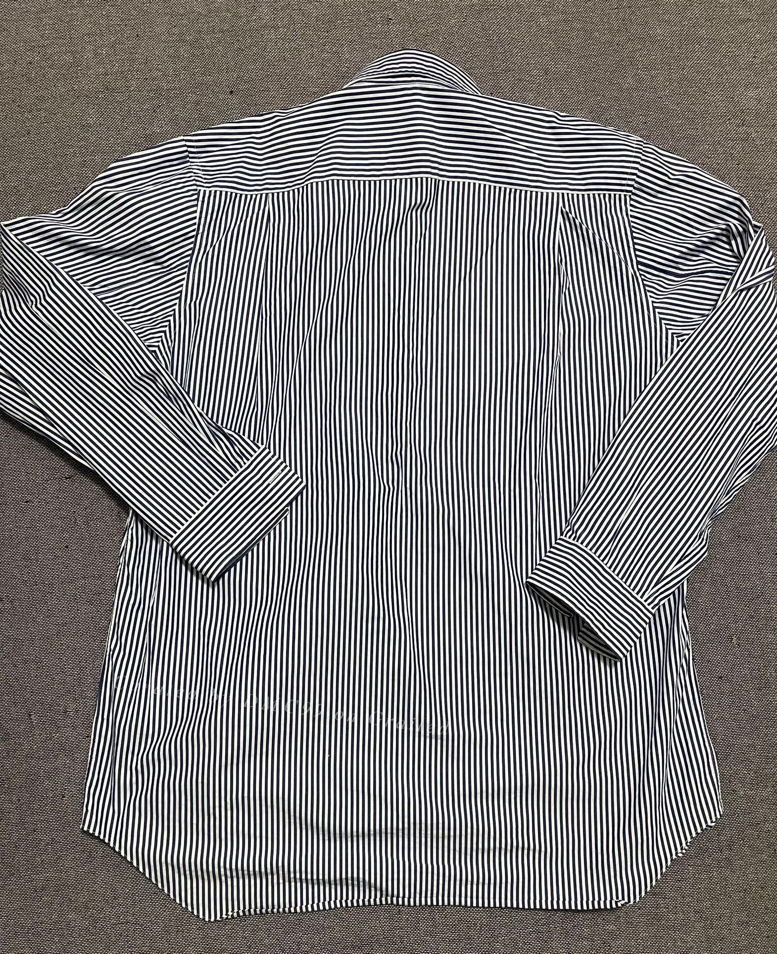 Comme des Garcons PLAY CDG Play Striped Black Heart Shirt Size US L / EU 52-54 / 3 - 2 Thumbnail