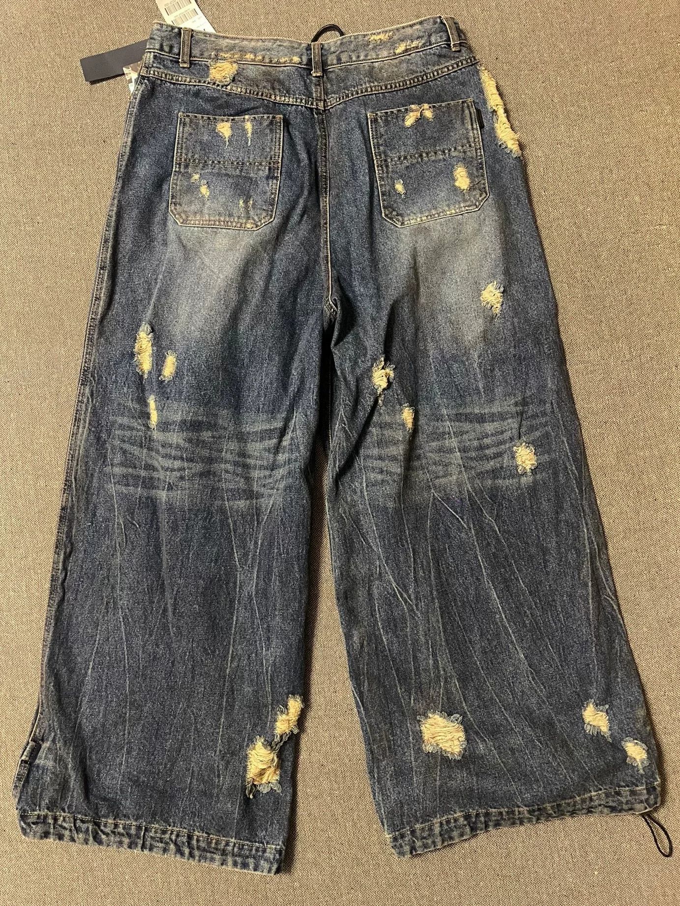 Juun.J JUUN.J Distressed Denim Jeans Size US 34 / EU 50 - 6 Thumbnail