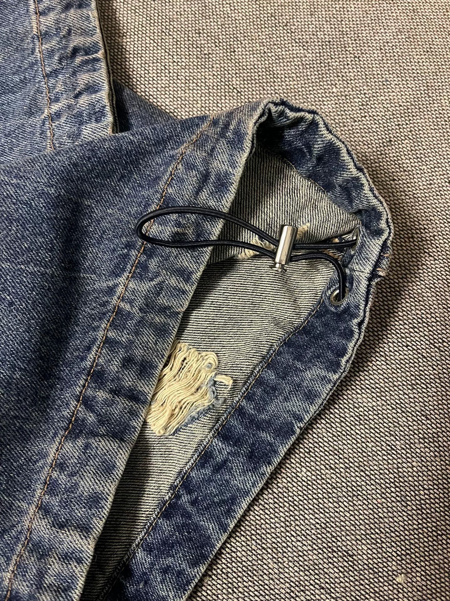 Juun.J JUUN.J Distressed Denim Jeans Size US 34 / EU 50 - 7 Thumbnail