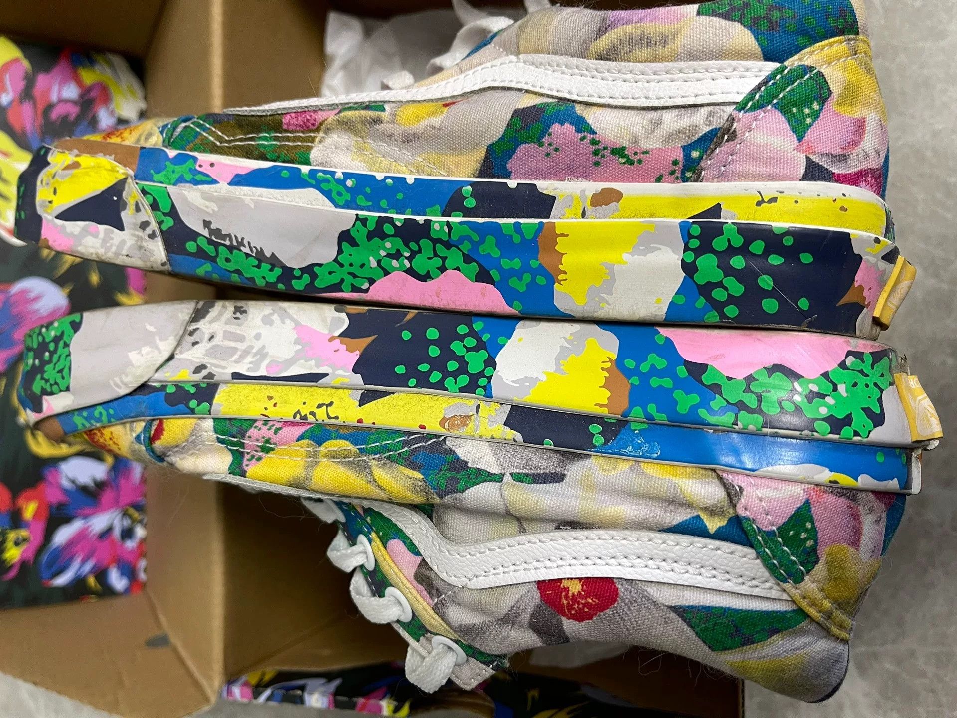 Kenzo KENZO x Vans Old Skool Floral Sneakers Size US 6 / IT 36 - 5 Thumbnail