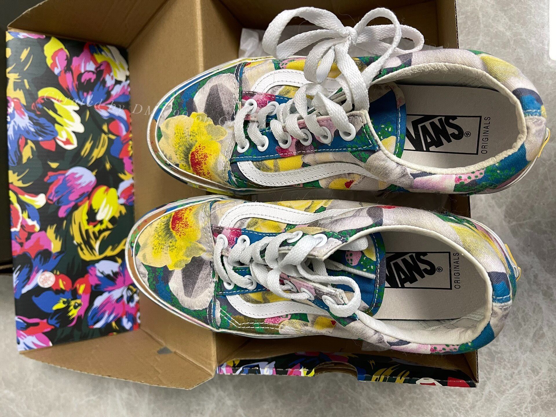 Kenzo KENZO x Vans Old Skool Floral Sneakers Size US 6 / IT 36 - 6 Thumbnail