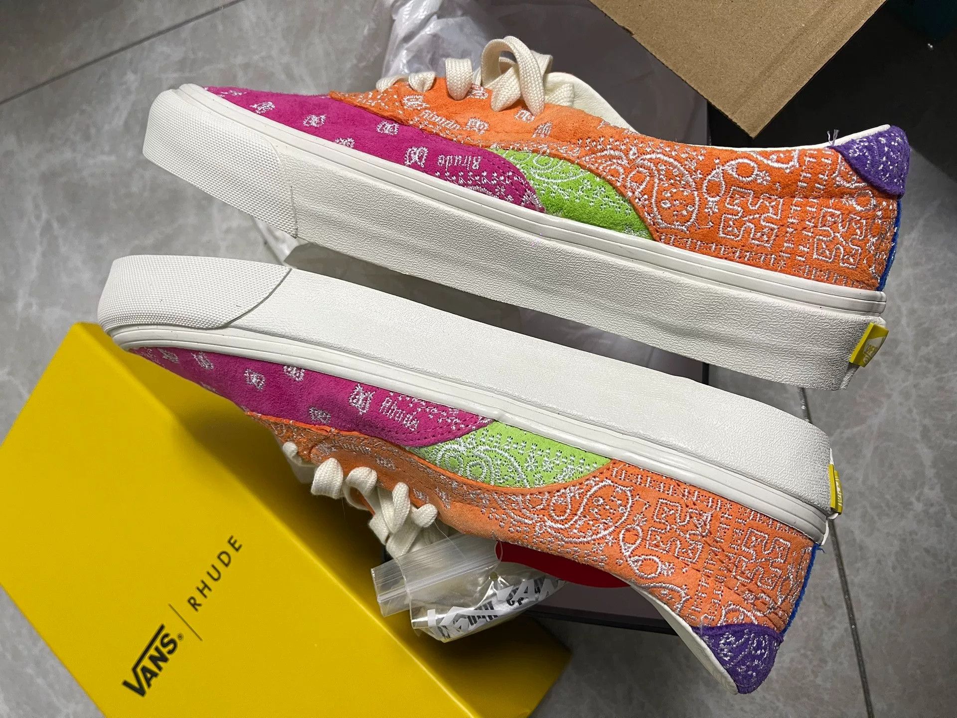 Vans RHUDE x Vans Acer NI Low-Top Skate Shoes Size US 9 / EU 42 - 3 Thumbnail