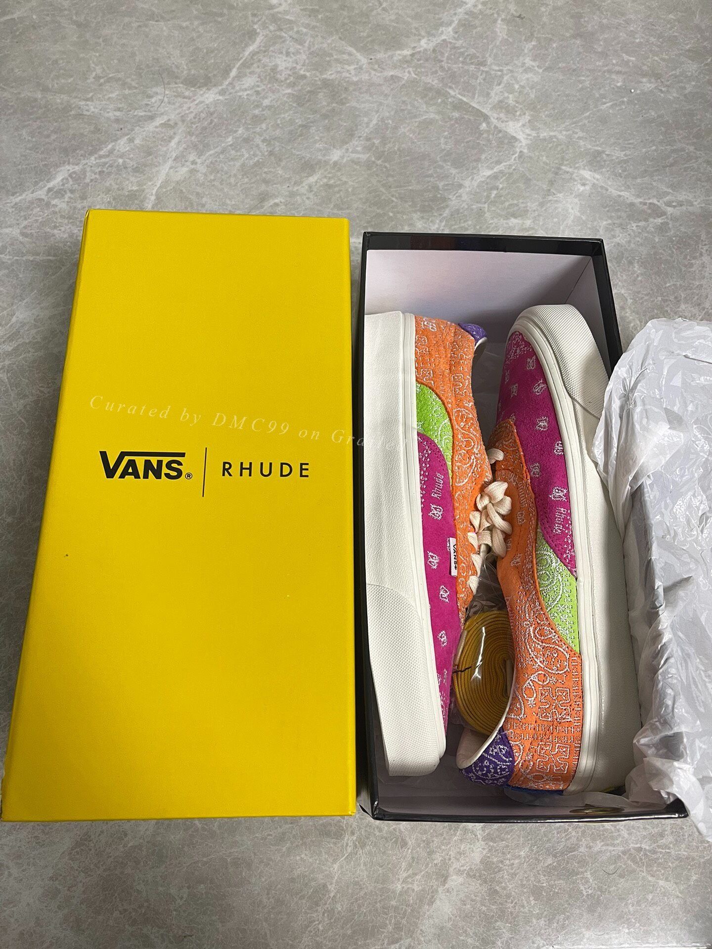 Vans RHUDE x Vans Acer NI Low-Top Skate Shoes Size US 9 / EU 42 - 2 Thumbnail
