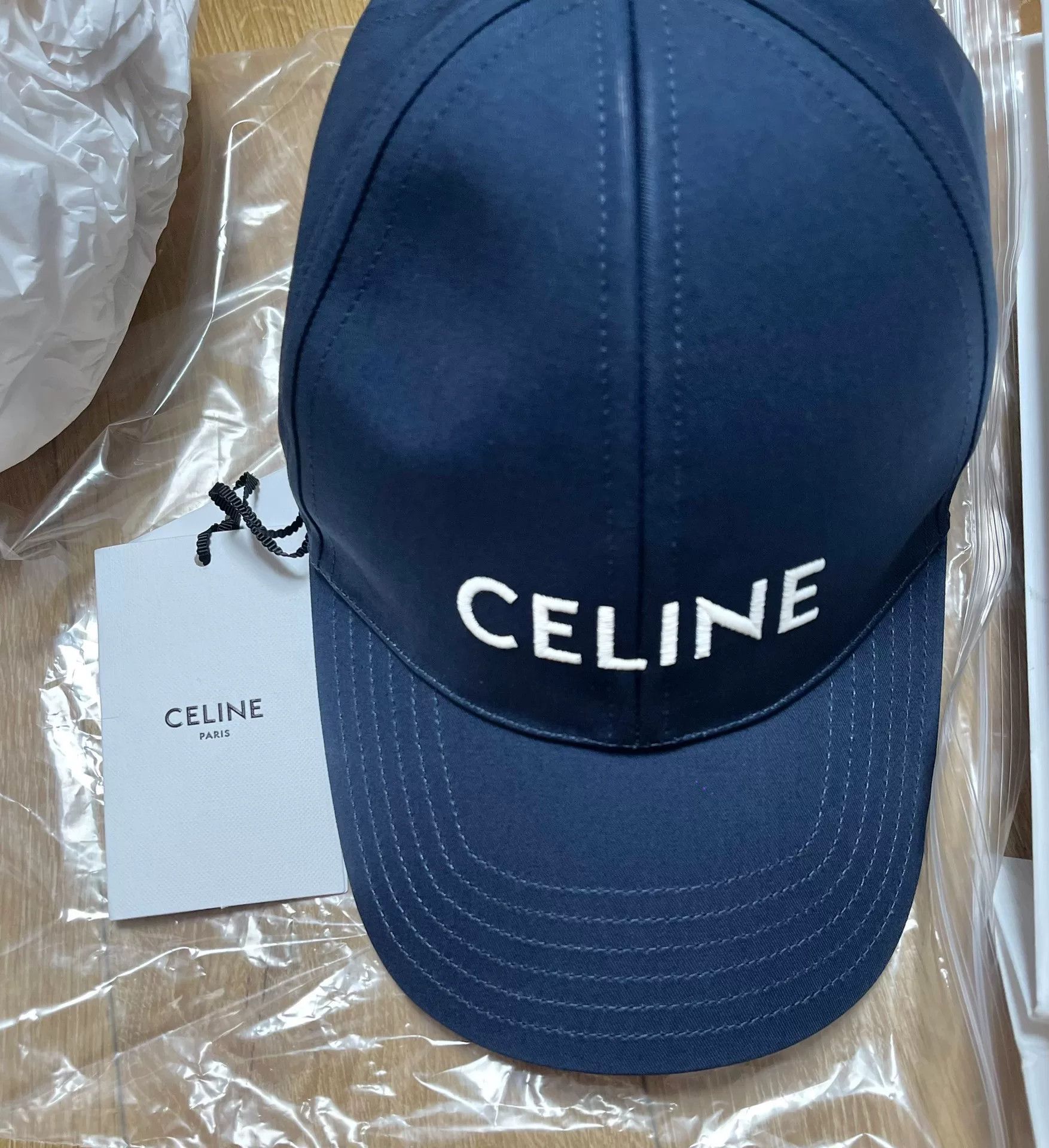 Celine Celine Blue Baseball Cap Size ONE SIZE - 2 Thumbnail