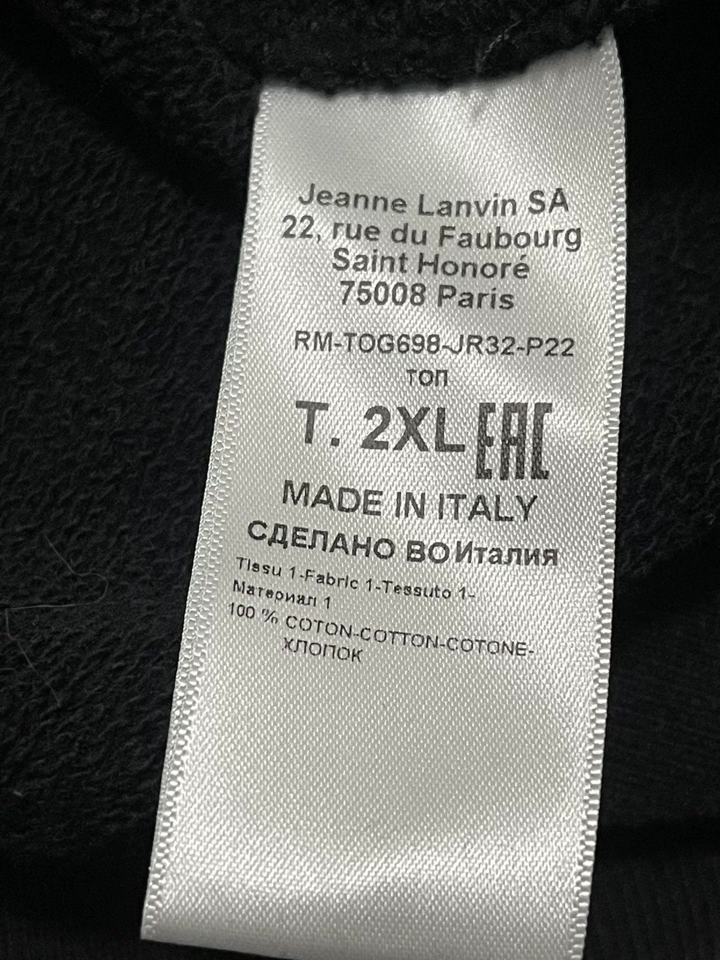 Gallery Dept. Lanvin x Gallery Dept. SS22 Hoodie Size US XXL / EU 58 / 5 - 7 Thumbnail