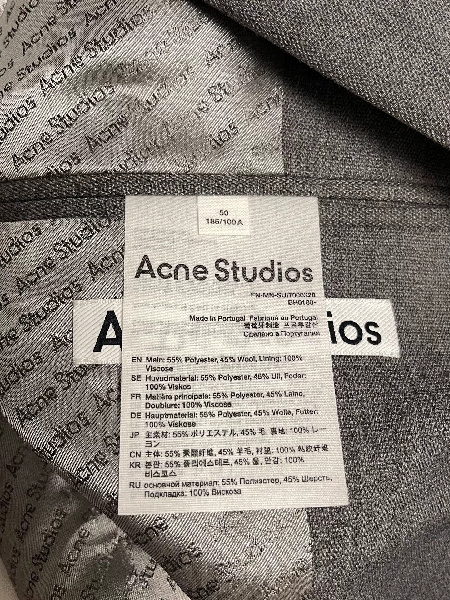 Acne Studios Acne Studios Single-Breasted Wool Blazer Size US M / EU 48-50 / 2 - 4 Thumbnail