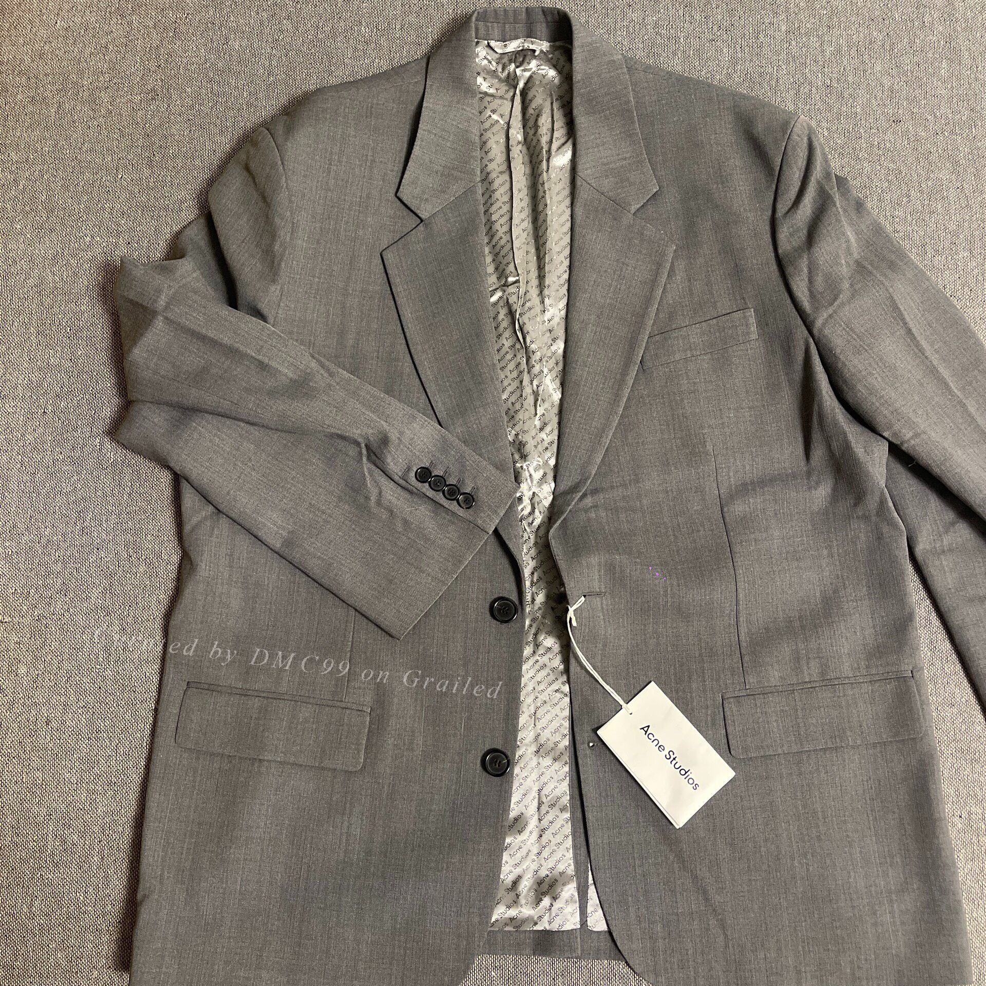 Acne Studios Acne Studios Single-Breasted Wool Blazer Size US M / EU 48-50 / 2 - 3 Thumbnail