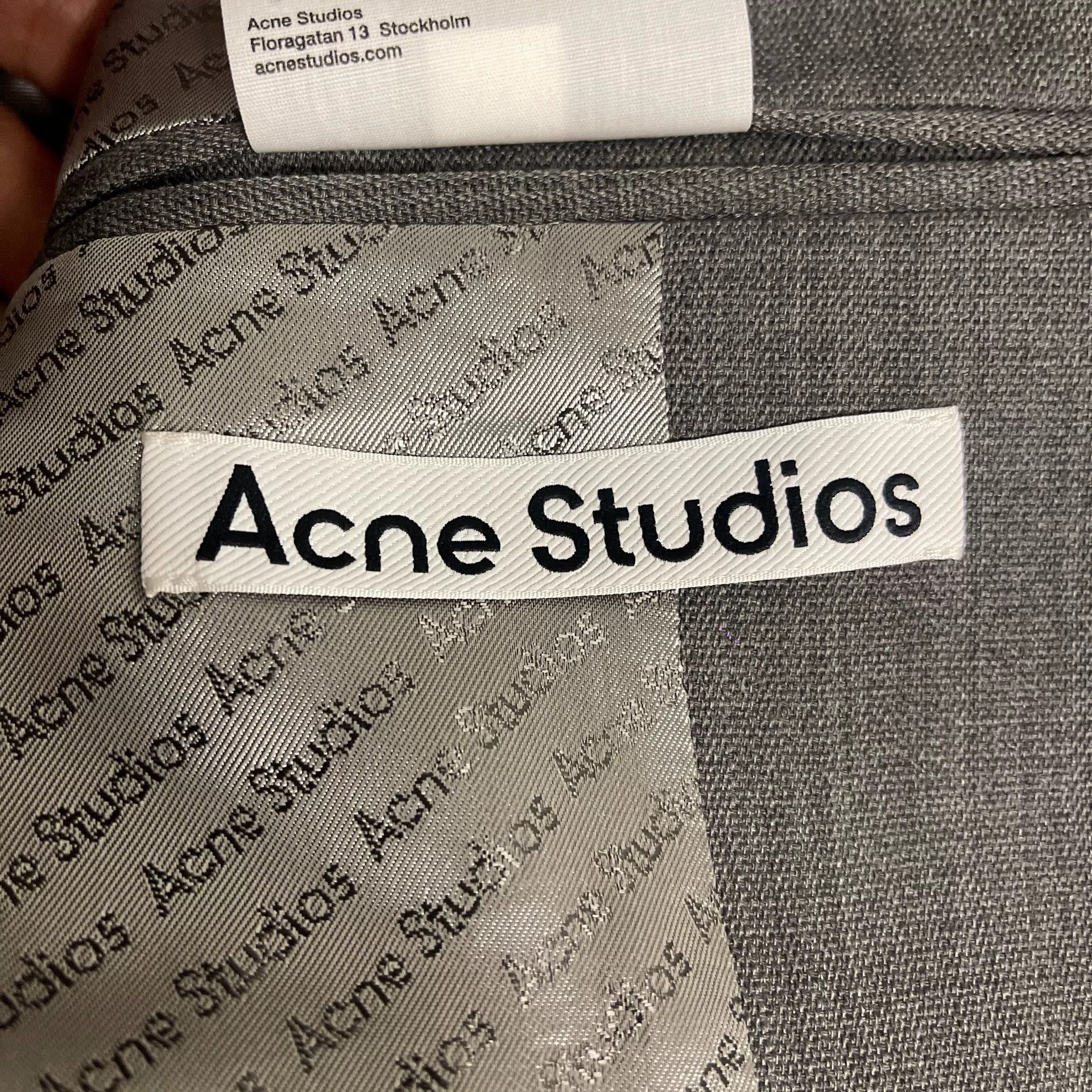 Acne Studios Acne Studios Single-Breasted Wool Blazer Size US M / EU 48-50 / 2 - 5 Thumbnail