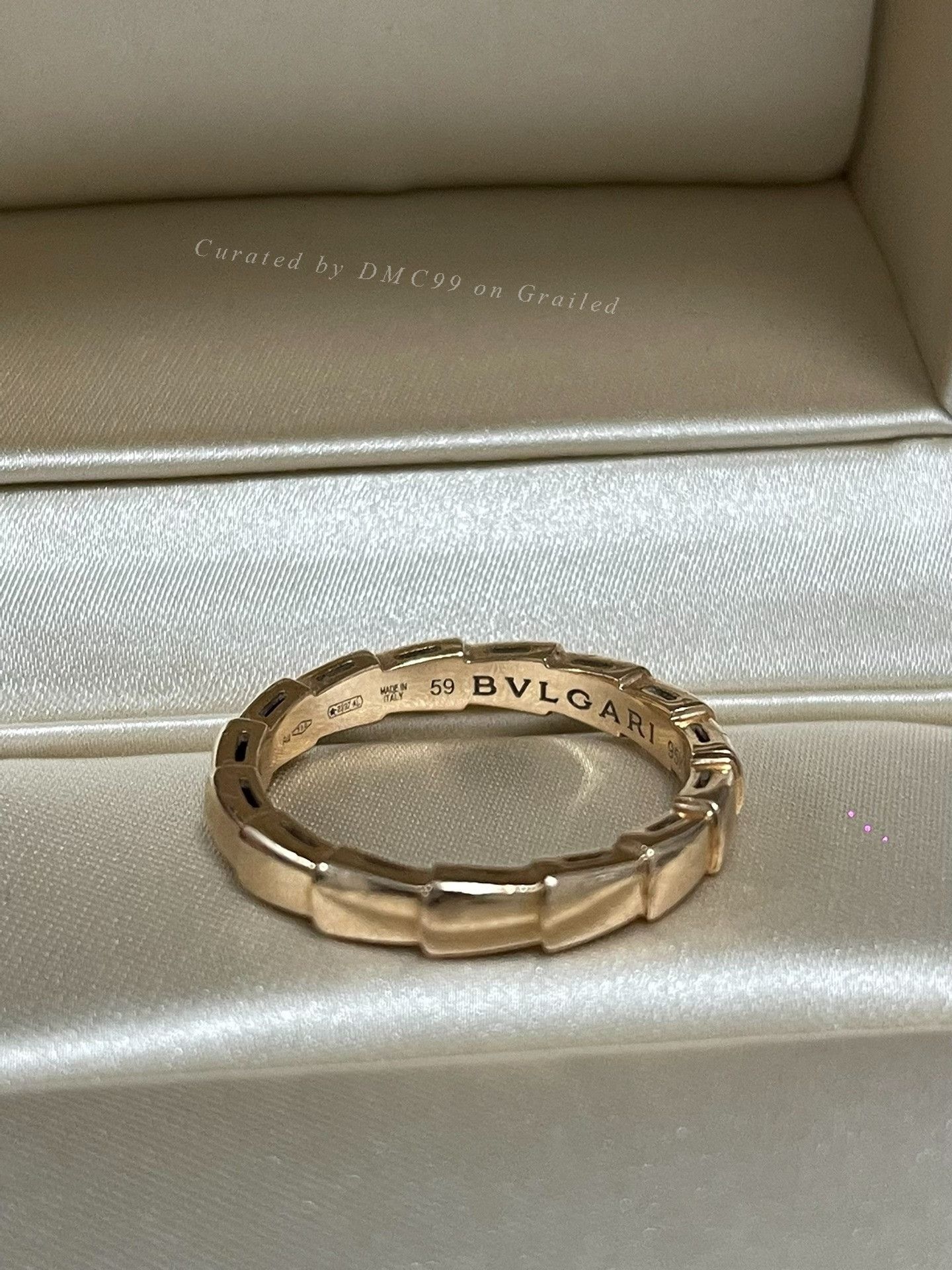 Bvlgari BVLGARI Serpenti Viper 18K Rose Gold Ring Size ONE SIZE - 2 Thumbnail