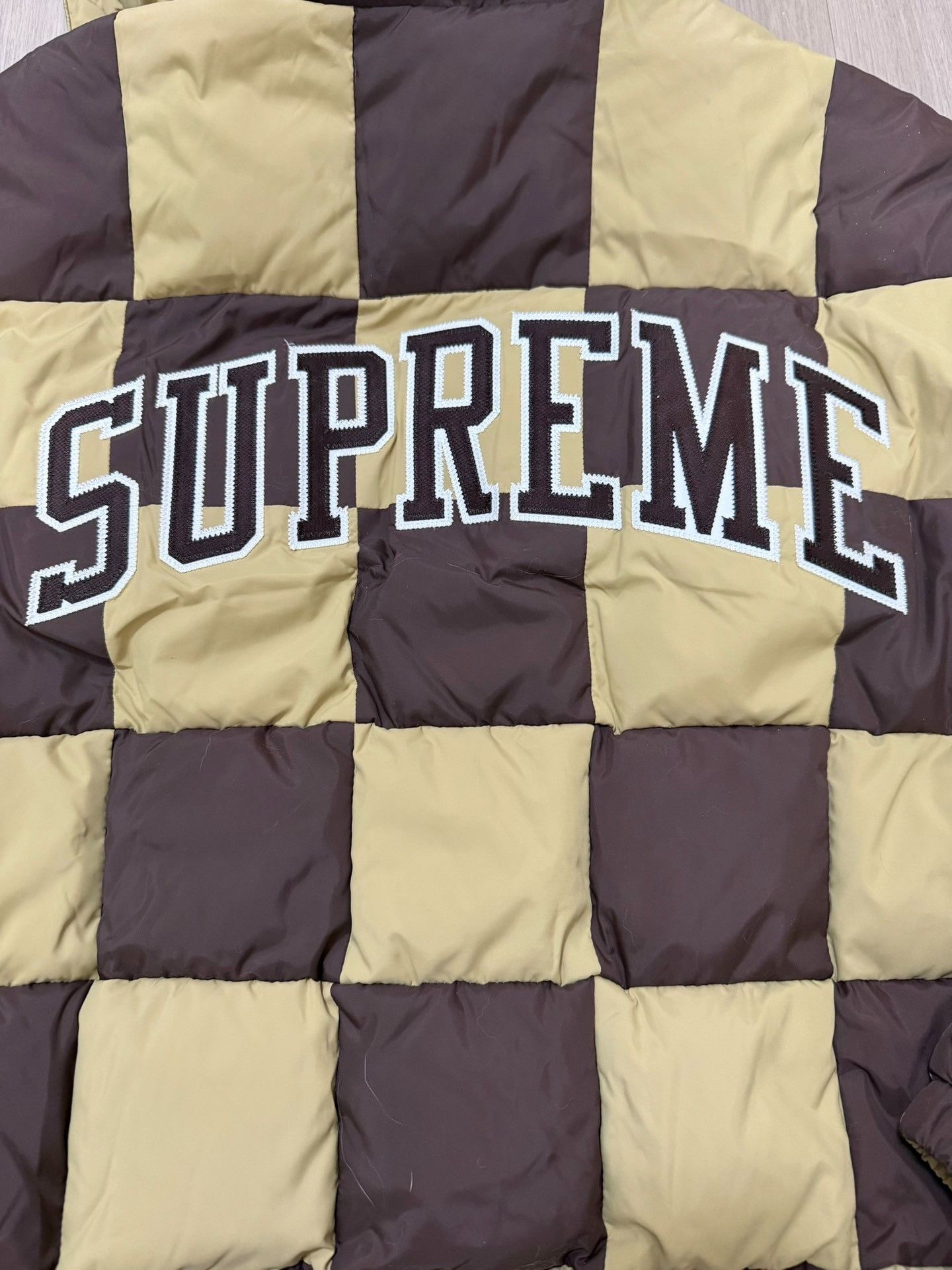 Supreme Supreme FW19 Checkerboard Puffy Jacket Size US L / EU 52-54 / 3 - 8 Thumbnail
