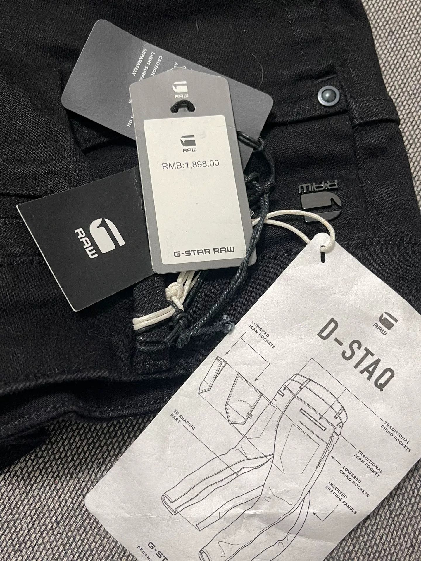 G-Star G-STAR RAW 3D Slim Stretch Jeans Size US 28 / EU 44 - 4 Thumbnail