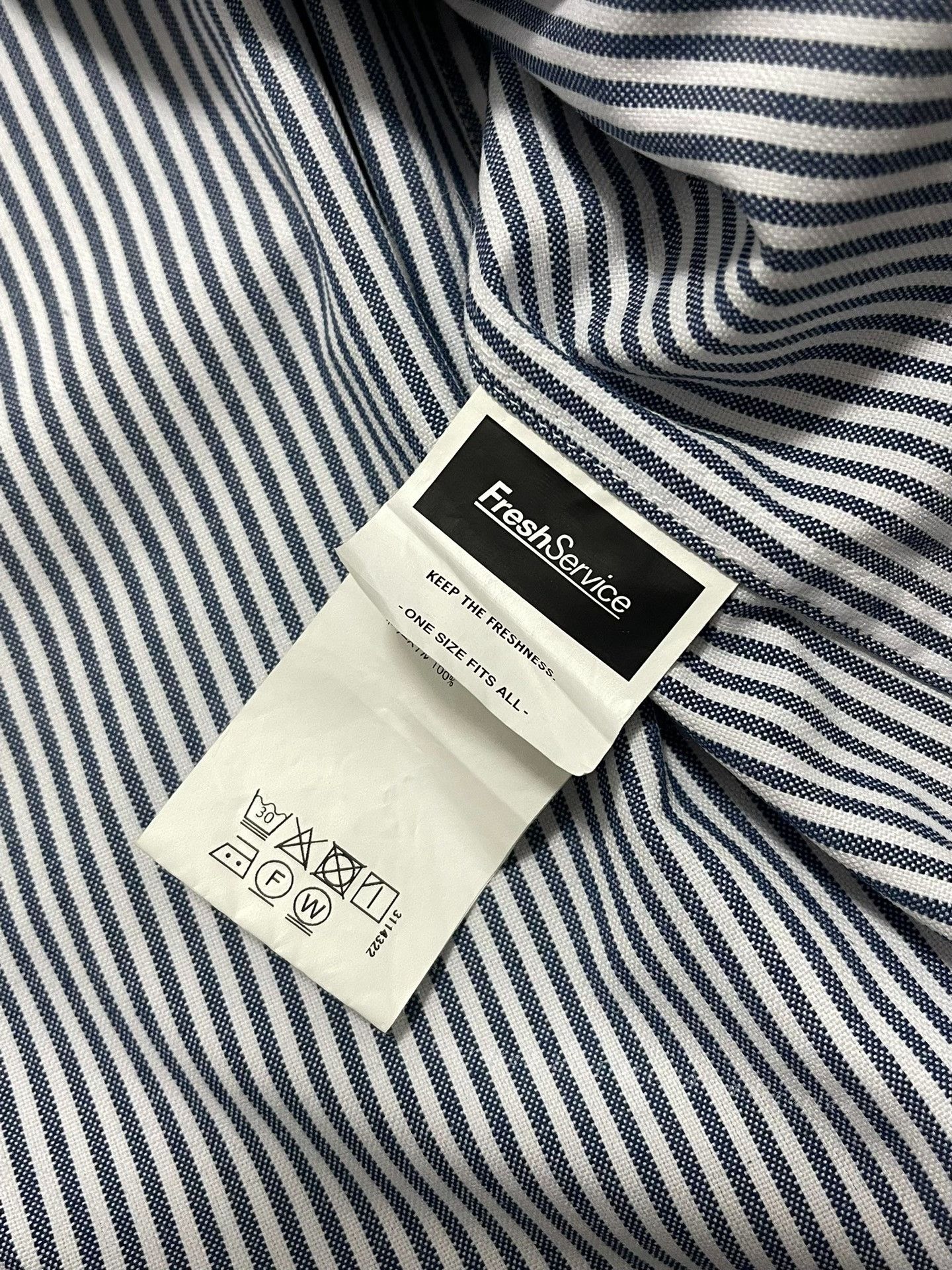Other Fresh Service Striped Shirt Jacket Size US M / EU 48-50 / 2 - 4 Thumbnail