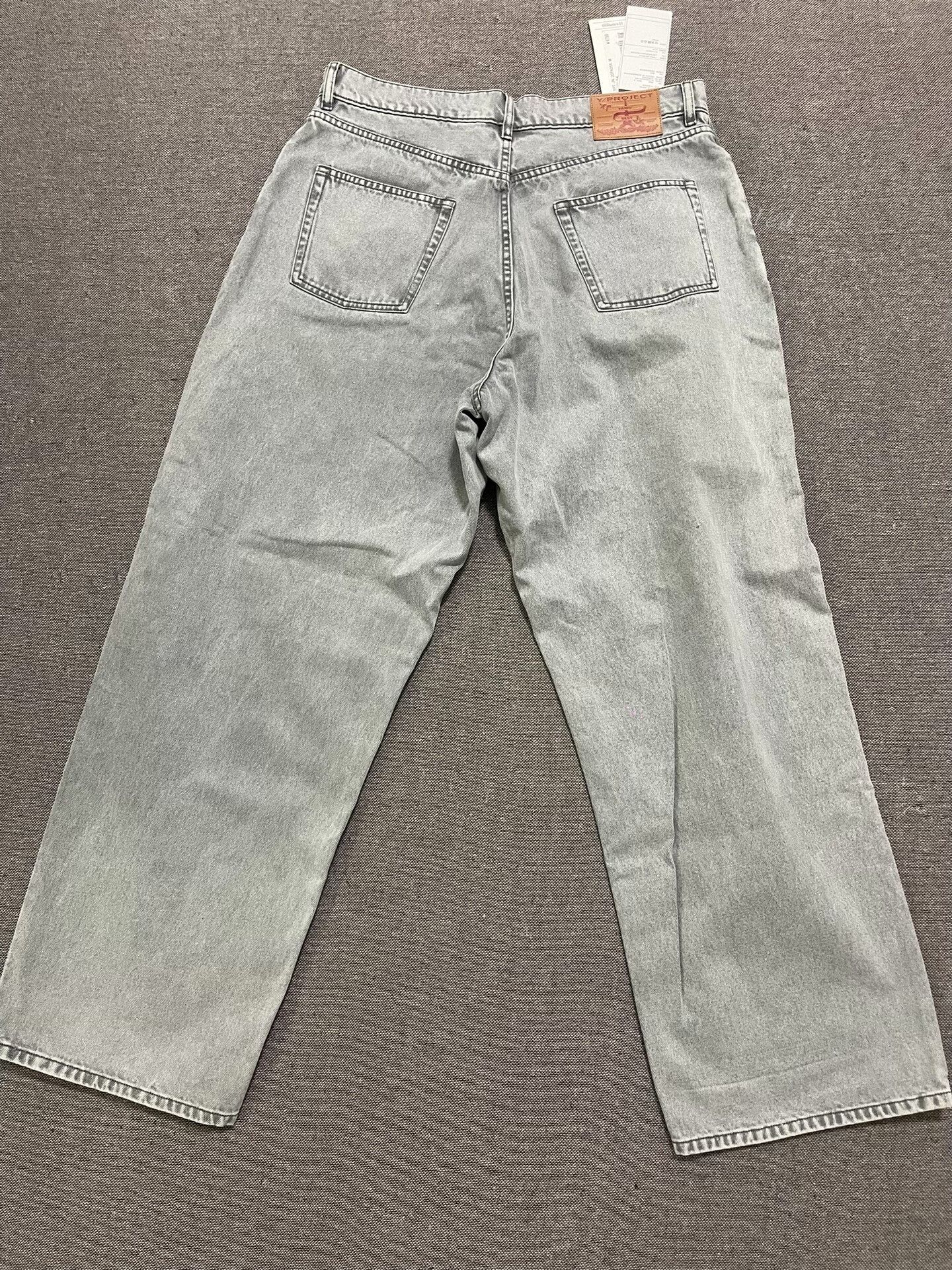 DEN IM by SIKI IM Y/Project Distressed Embroidered Jeans Size US 34 / EU 50 - 2 Thumbnail