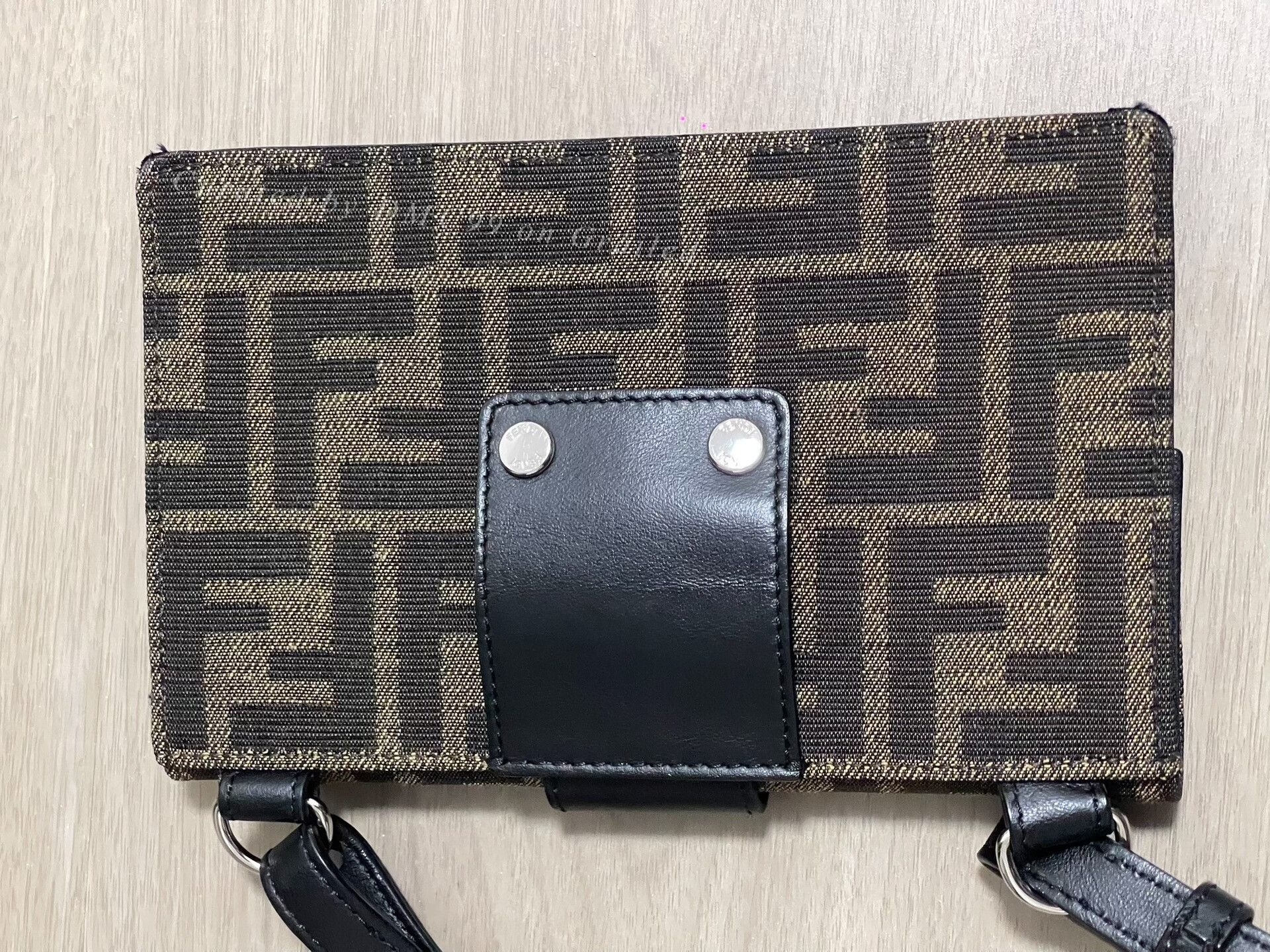 Fendi Fendi Baguette FF Canvas Logo Bag Size ONE SIZE - 3 Thumbnail