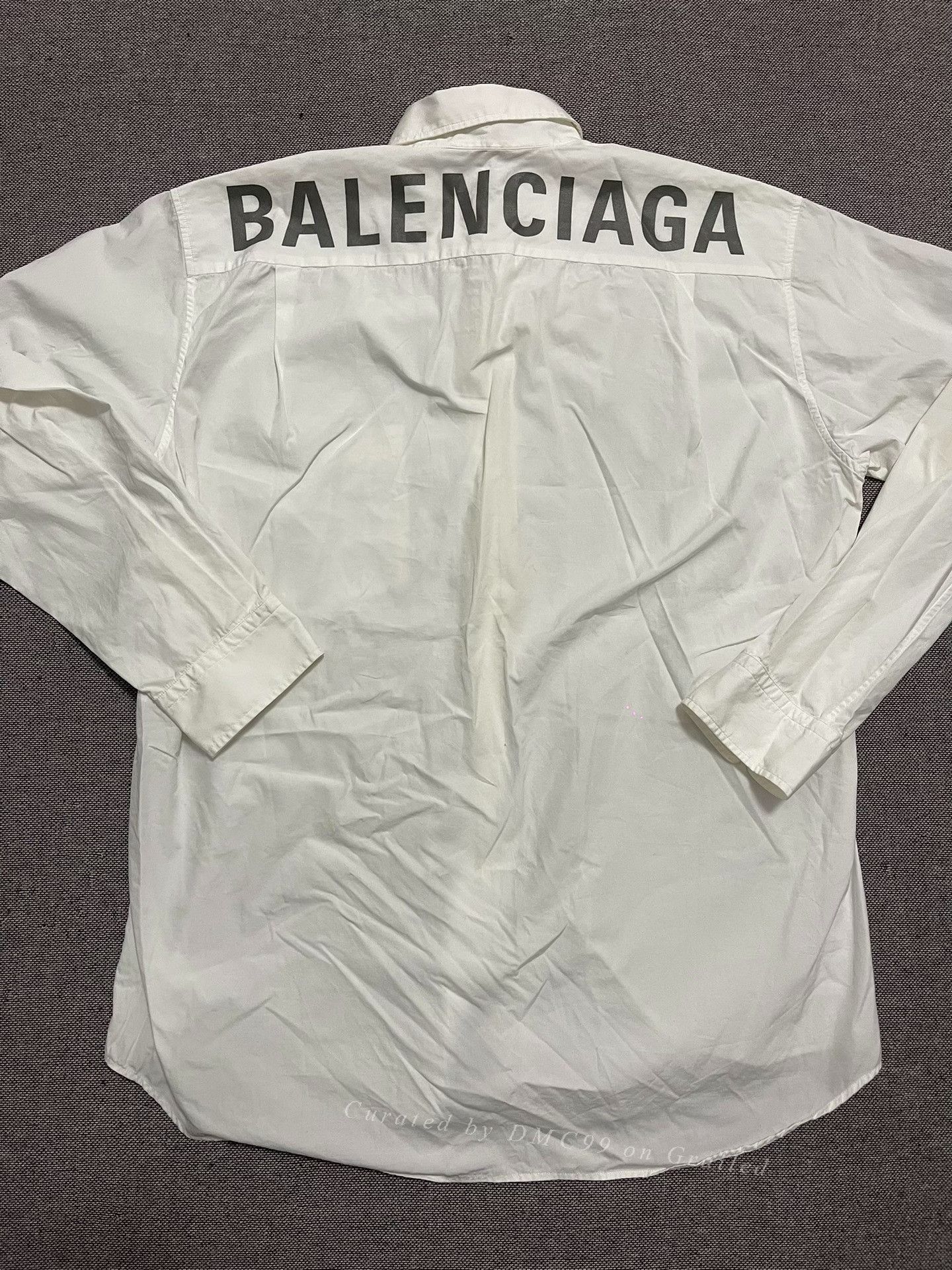 Balenciaga Balenciaga Logo Shirt Size US M / EU 48-50 / 2 - 2 Thumbnail