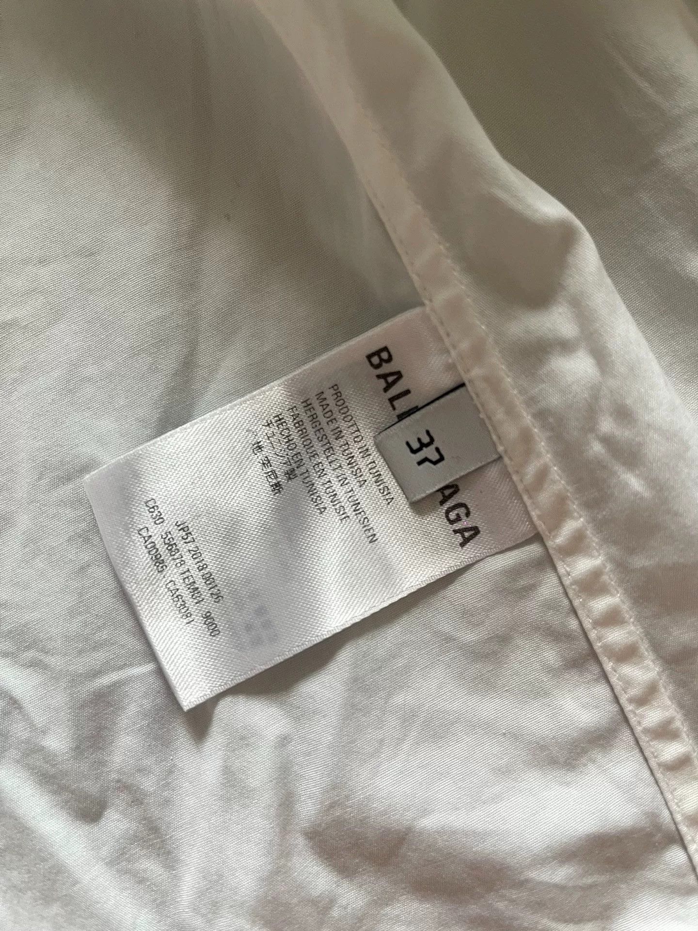 Balenciaga Balenciaga Logo Shirt Size US M / EU 48-50 / 2 - 5 Thumbnail