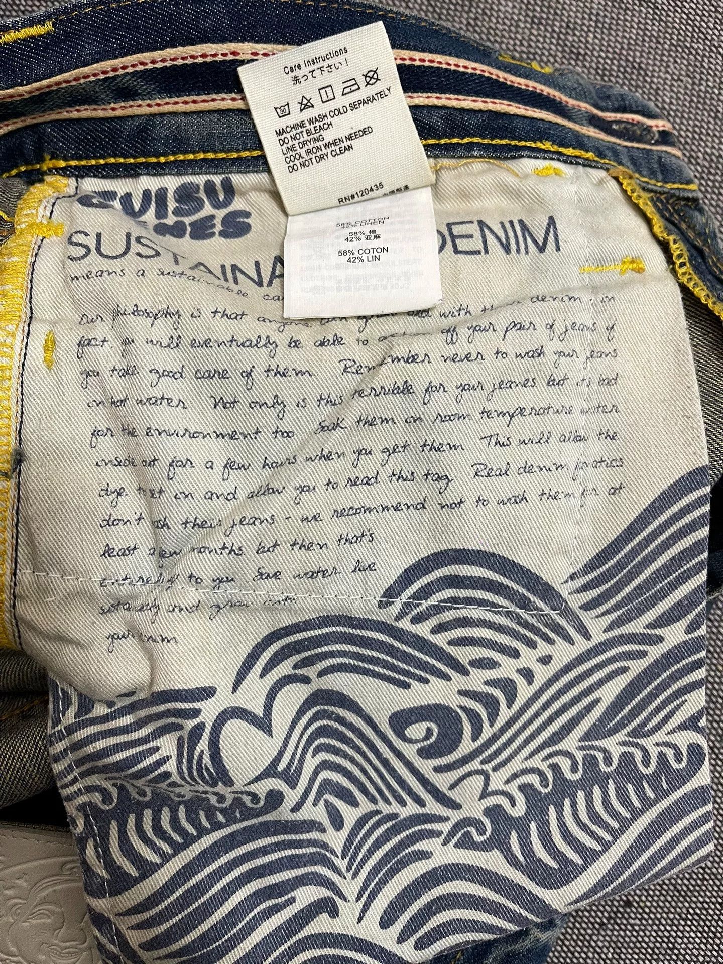 Evisu EVISU Big M Denim Jeans Size US 30 / EU 46 - 6 Thumbnail
