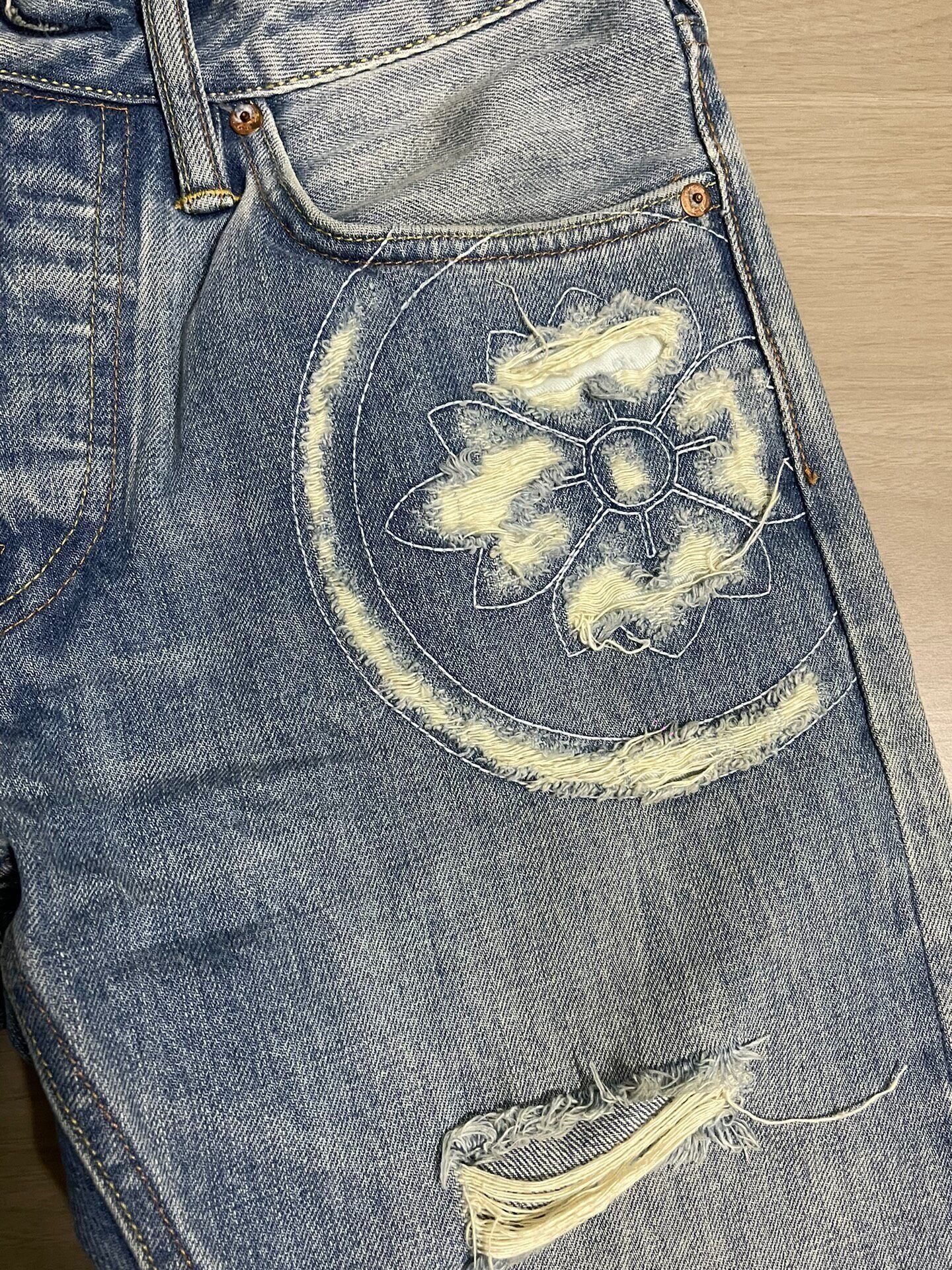 Evisu Evisu Rare NO.2 Sakura Jeans Size US 34 / EU 50 - 4 Thumbnail