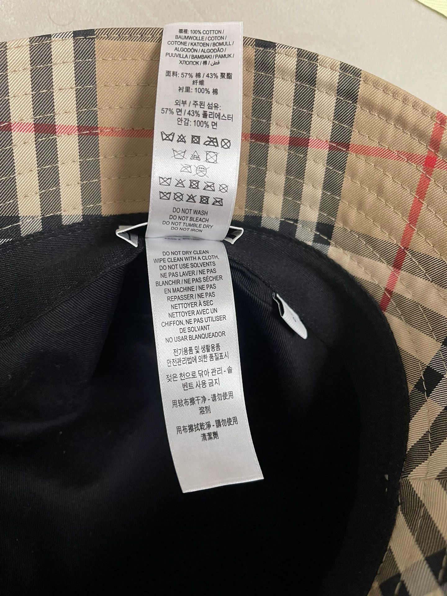 Burberry Burberry Bucket Hat Size ONE SIZE - 5 Thumbnail