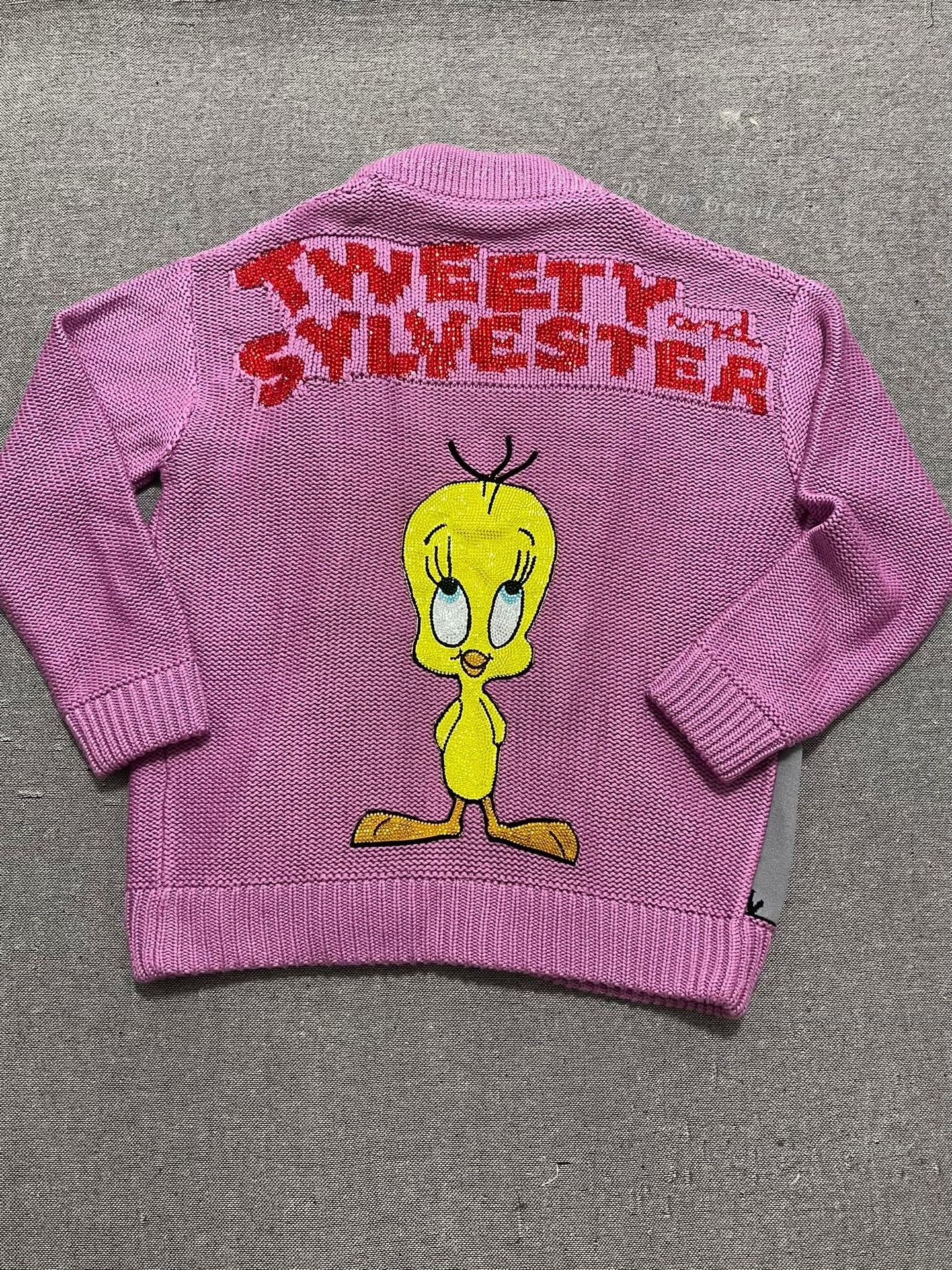 GCDS GCDS x Looney Tunes Tweety Bird Cardigan Size L / US 10 / IT 46 - 4 Thumbnail