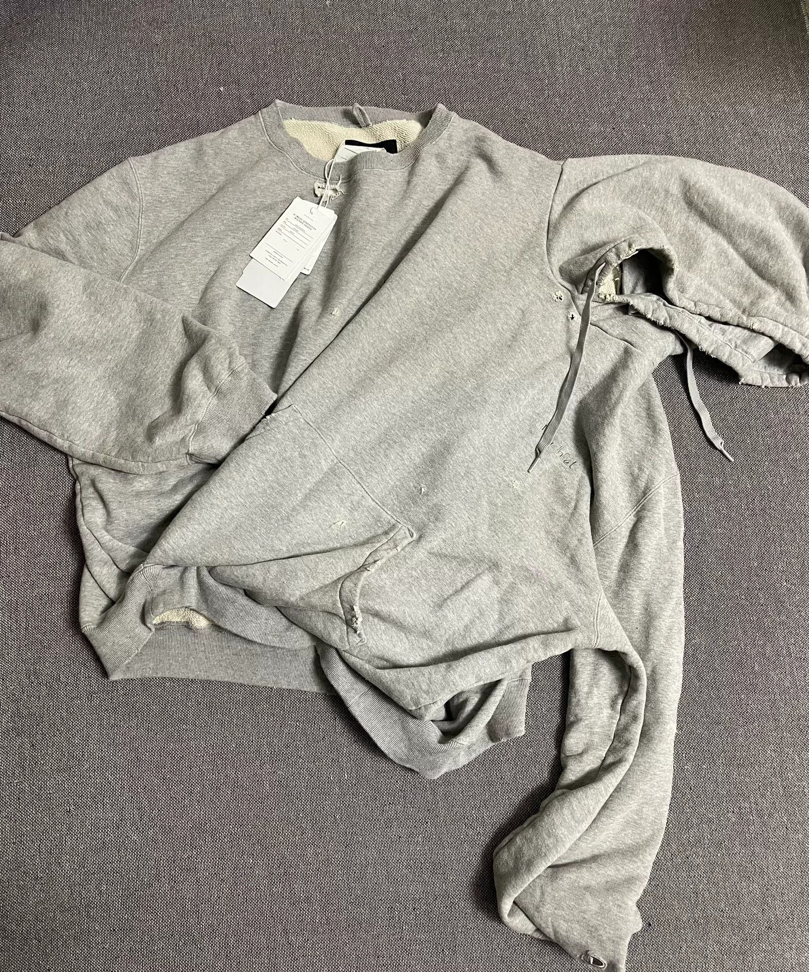 Doublet DOUBLET 2024 SS Show Gray Hoodie Size US L / EU 52-54 / 3 - 2 Thumbnail