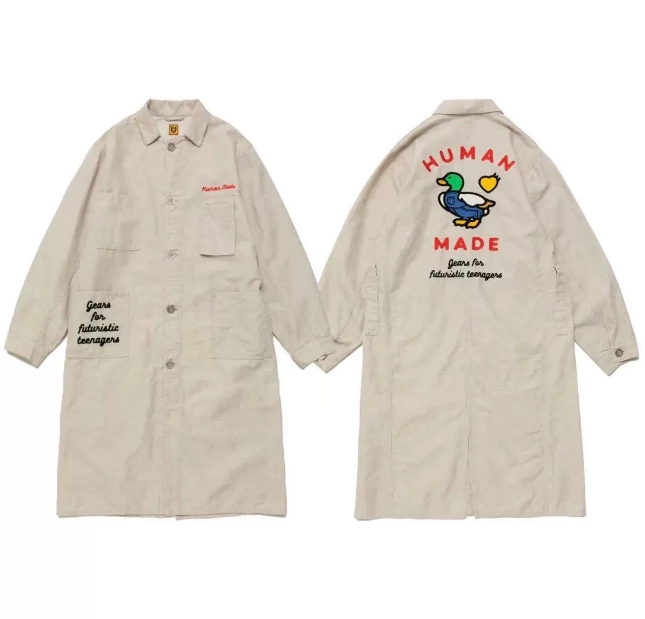 Human Made Human Made Long Trench Coat Size US XL / EU 56 / 4 - 5 Thumbnail