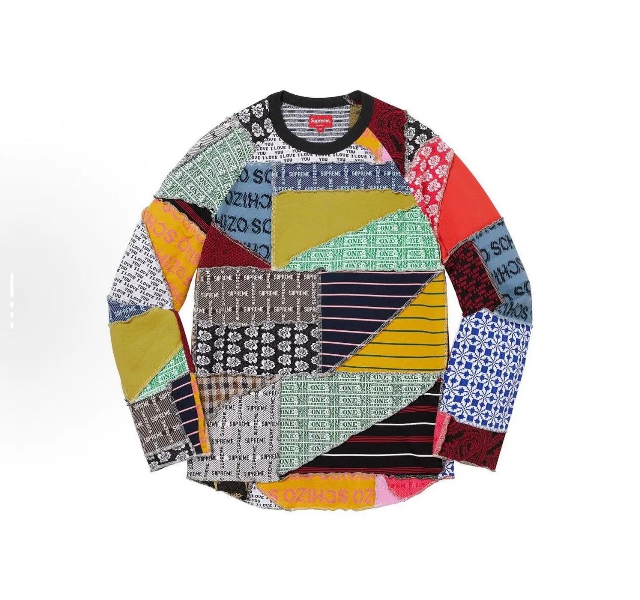 Supreme Supreme SS23 Patchwork Jacquard L/S Top Size US XXL / EU 58 / 5 - 5 Thumbnail