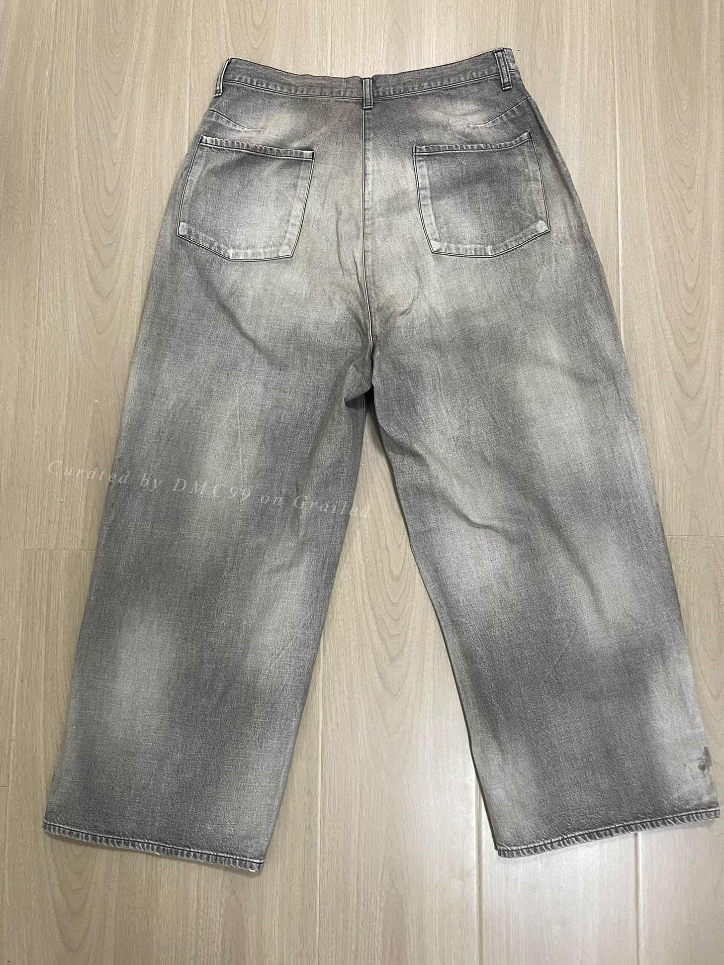 ANACHRONORM ANCELLM 25AW Distressed Washed Jeans Size US 34 / EU 50 - 2 Thumbnail