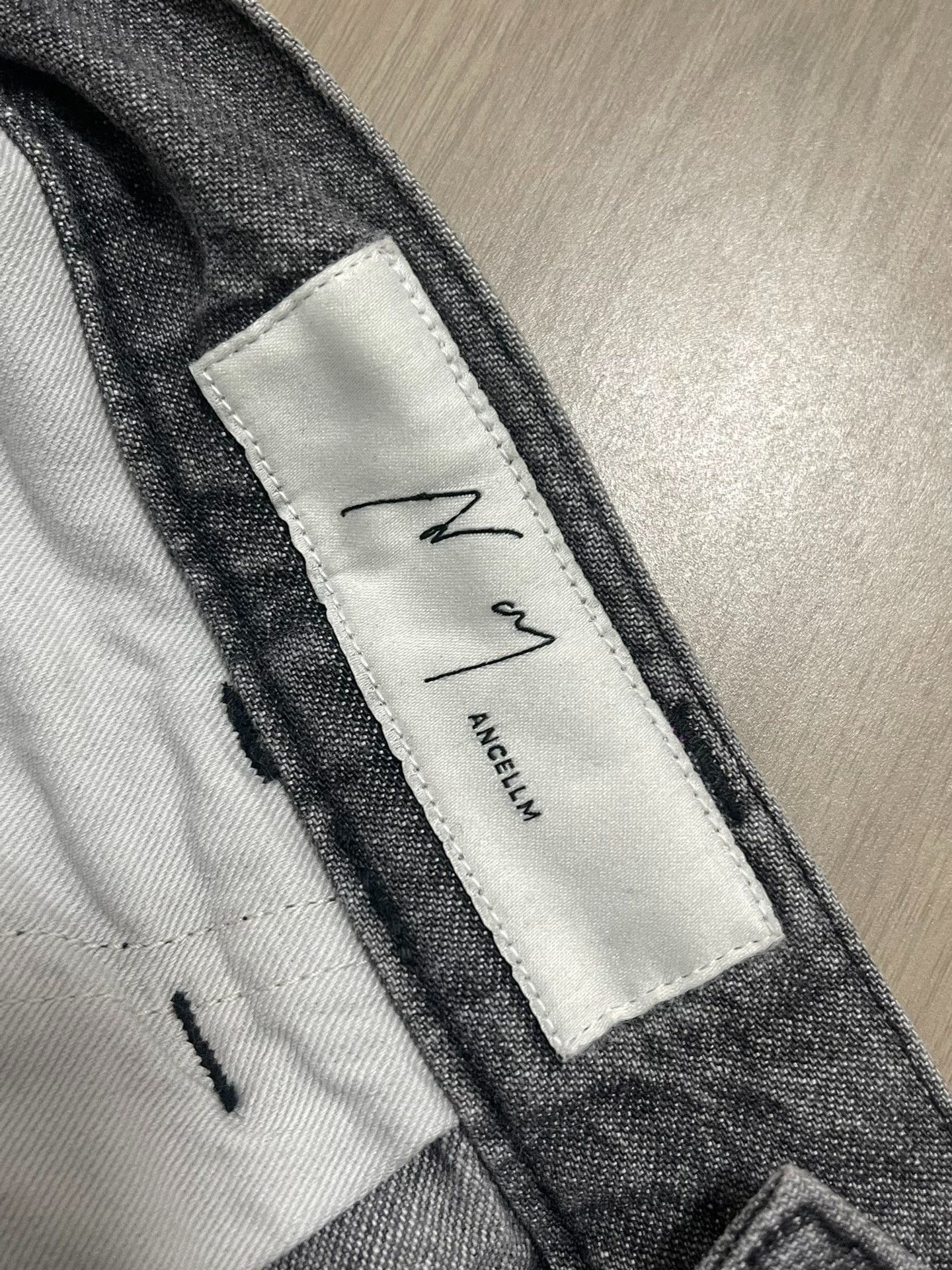 ANACHRONORM ANCELLM 25AW Distressed Washed Jeans Size US 34 / EU 50 - 4 Thumbnail