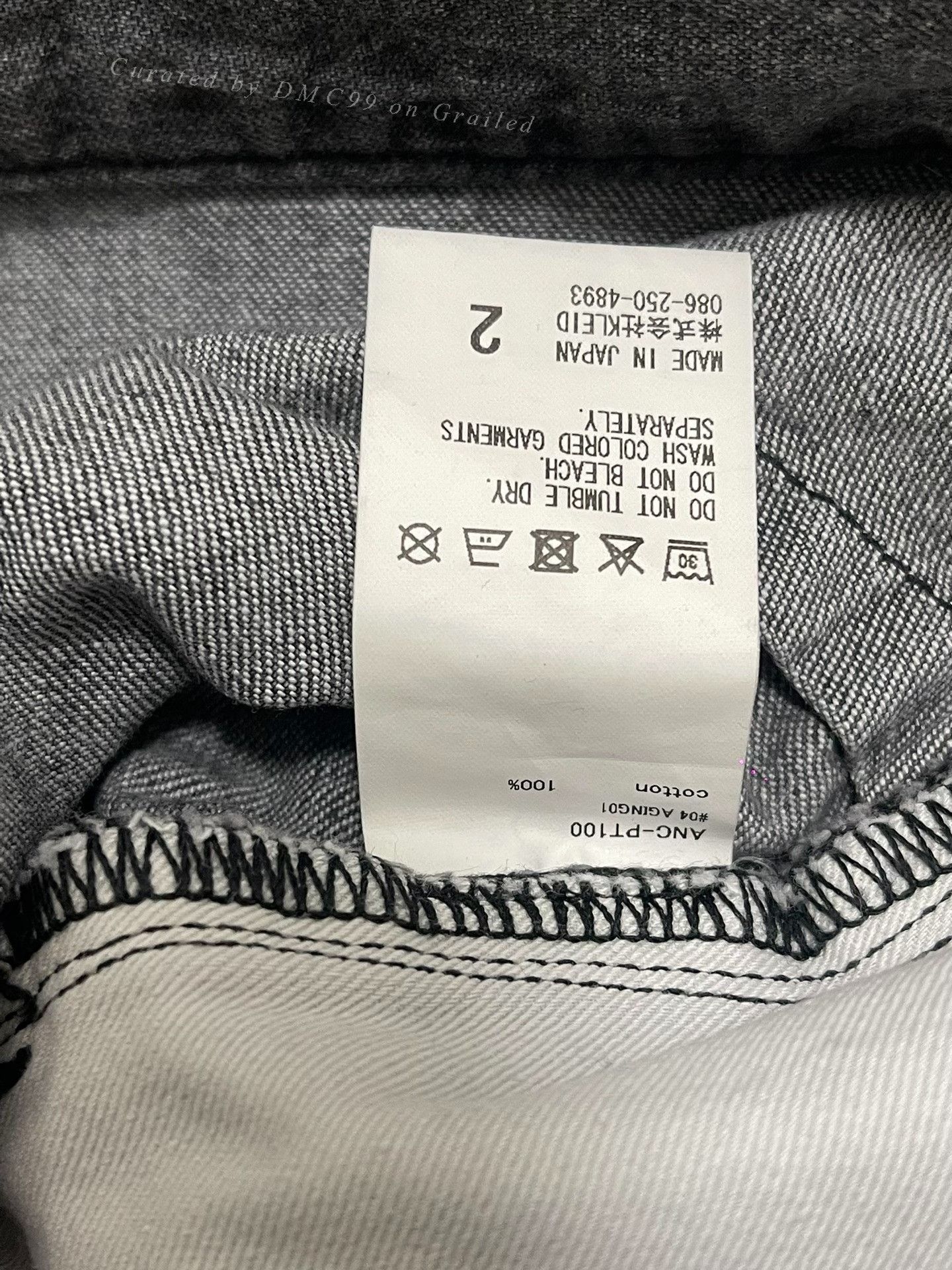 ANACHRONORM ANCELLM 25AW Distressed Washed Jeans Size US 34 / EU 50 - 5 Thumbnail