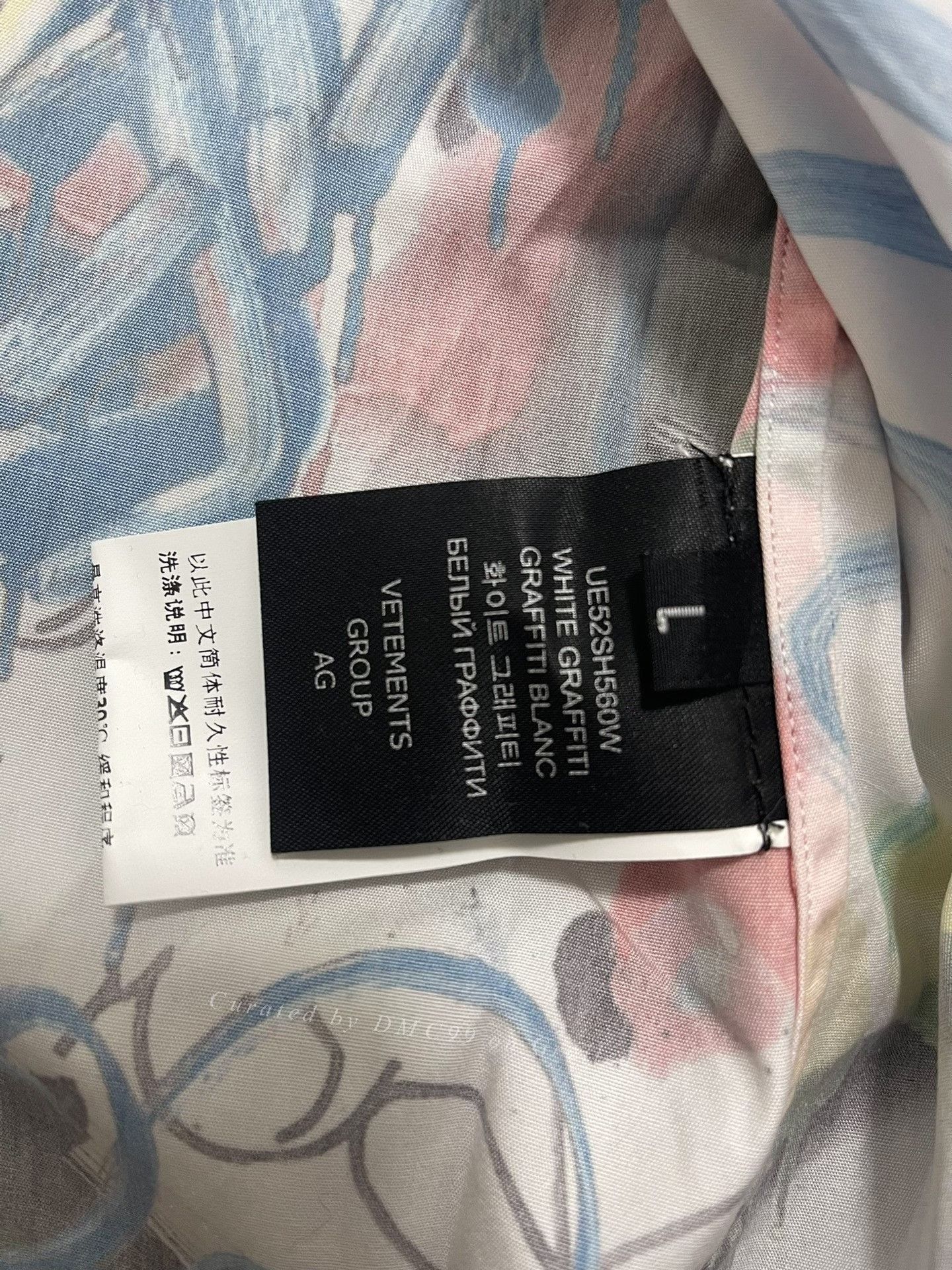Vetements VETEMENTS Graffiti Oversize Shirt Size US L / EU 52-54 / 3 - 6 Thumbnail