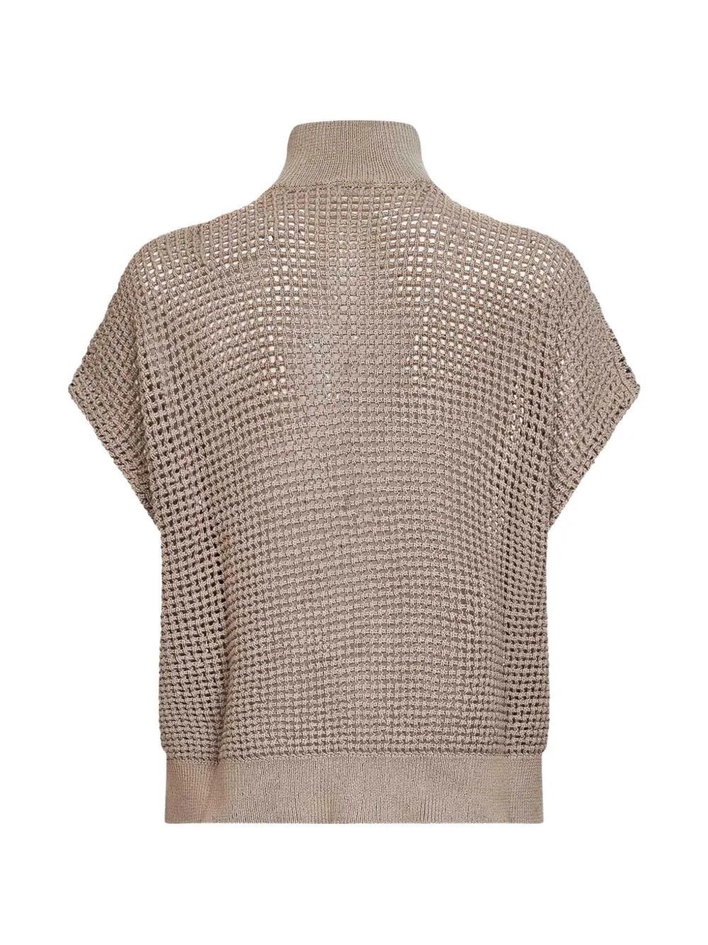 Brunello Cucinelli Cotton Net Cardigan Size S / US 4 / IT 40 - 2 Thumbnail
