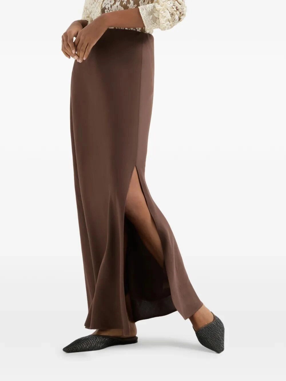 Brunello Cucinelli Fluid Bias-Cut Skirt Size 28" / US 6 / IT 42 - 5 Thumbnail