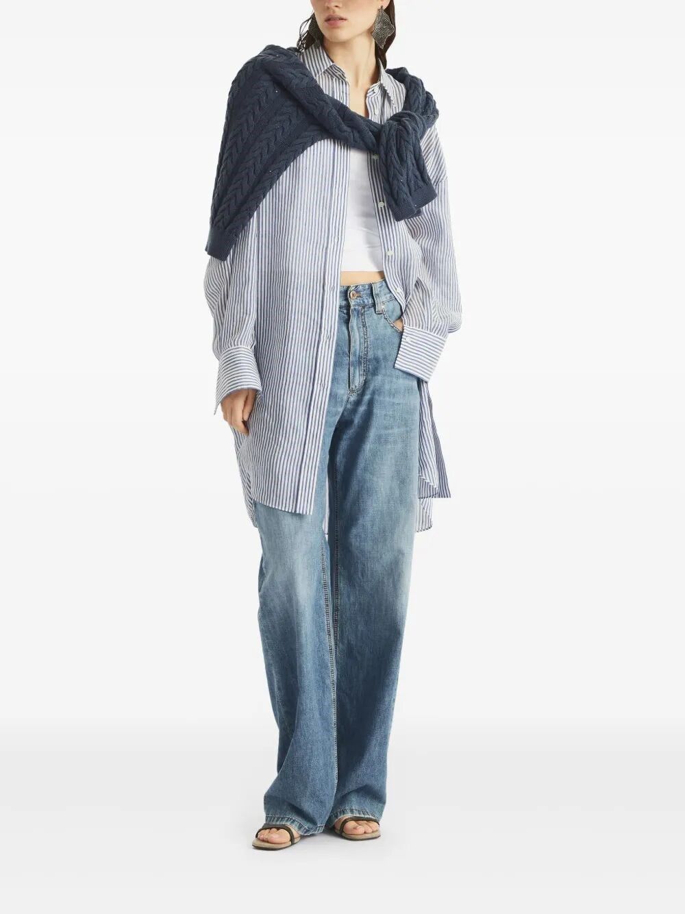 Brunello Cucinelli Denim Pants Size 28" / US 6 / IT 42 - 2 Thumbnail