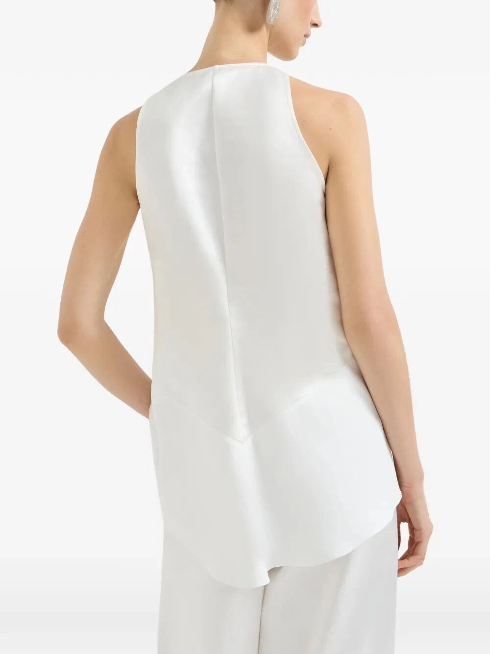 Brunello Cucinelli Satin Top Size M / US 6-8 / IT 42-44 - 4 Thumbnail