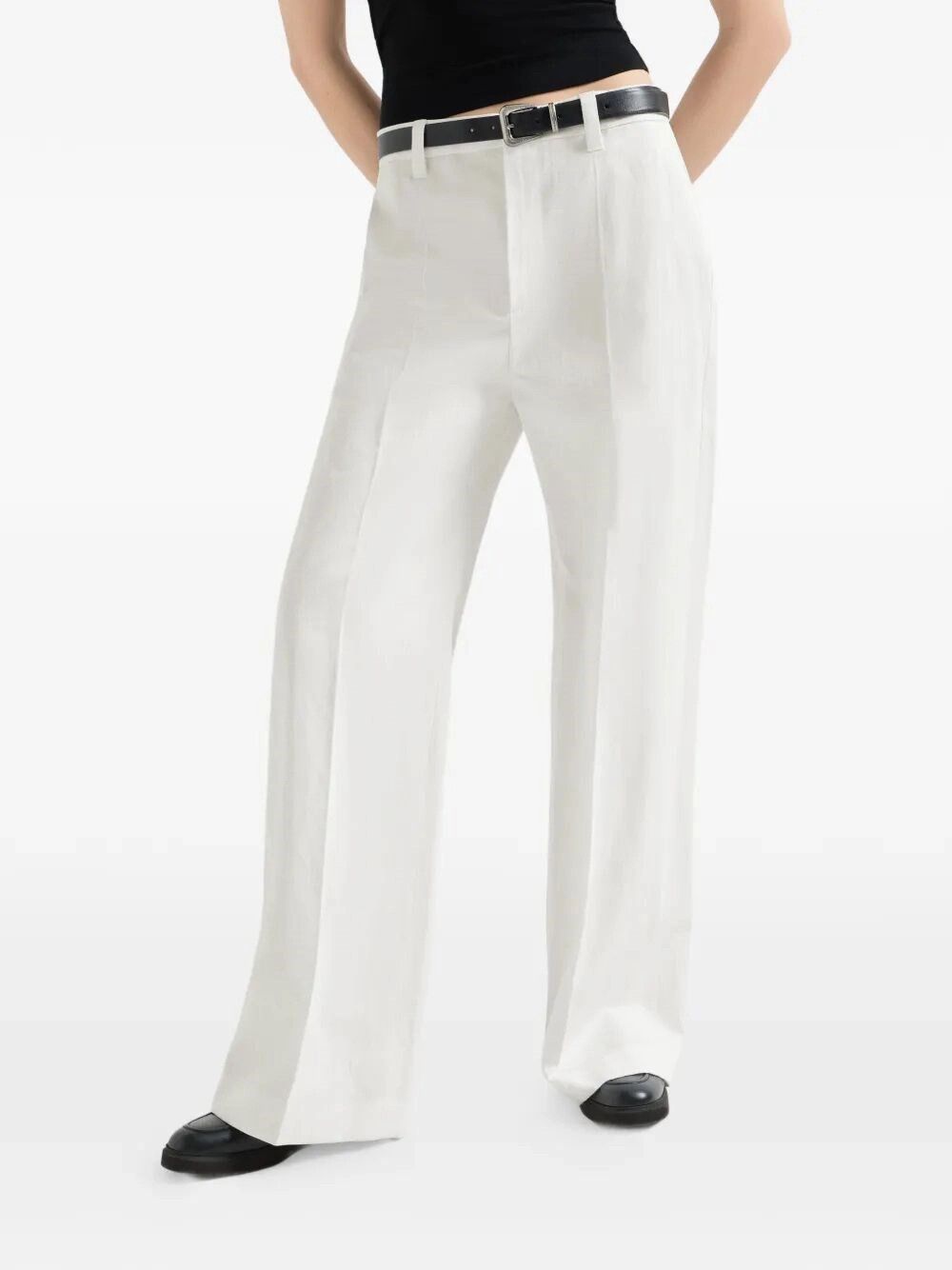 Brunello Cucinelli Loose Flared Pants Size 28" / US 6 / IT 42 - 3 Thumbnail