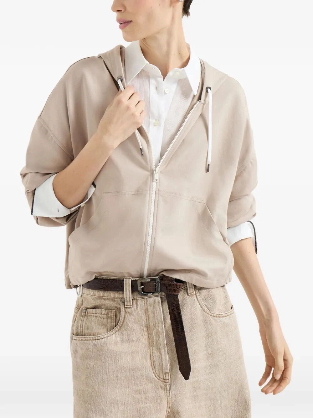 Brunello Cucinelli Couture Interlock Hoodie Size L / US 10 / IT 46 - 4 Thumbnail