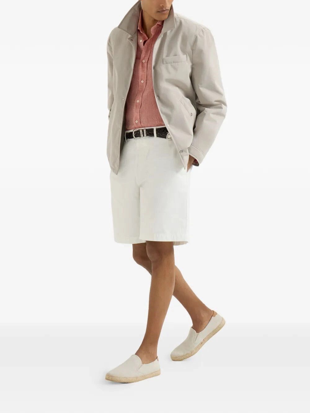 Brunello Cucinelli Linen Shirt Size US S / EU 44-46 / 1 - 2 Thumbnail