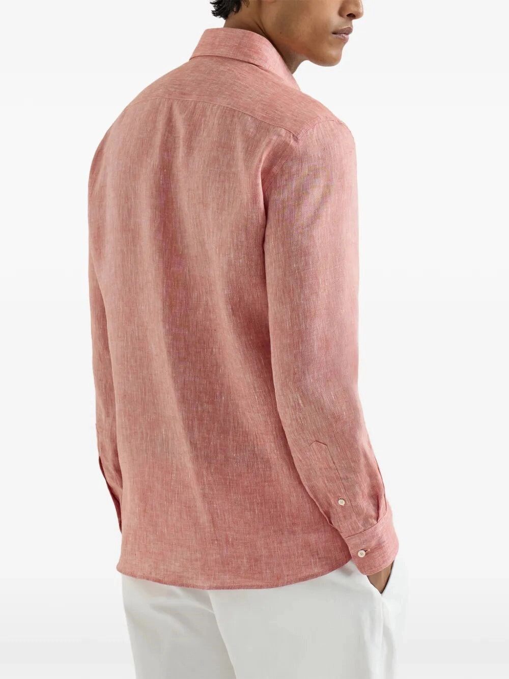 Brunello Cucinelli Linen Shirt Size US S / EU 44-46 / 1 - 5 Thumbnail