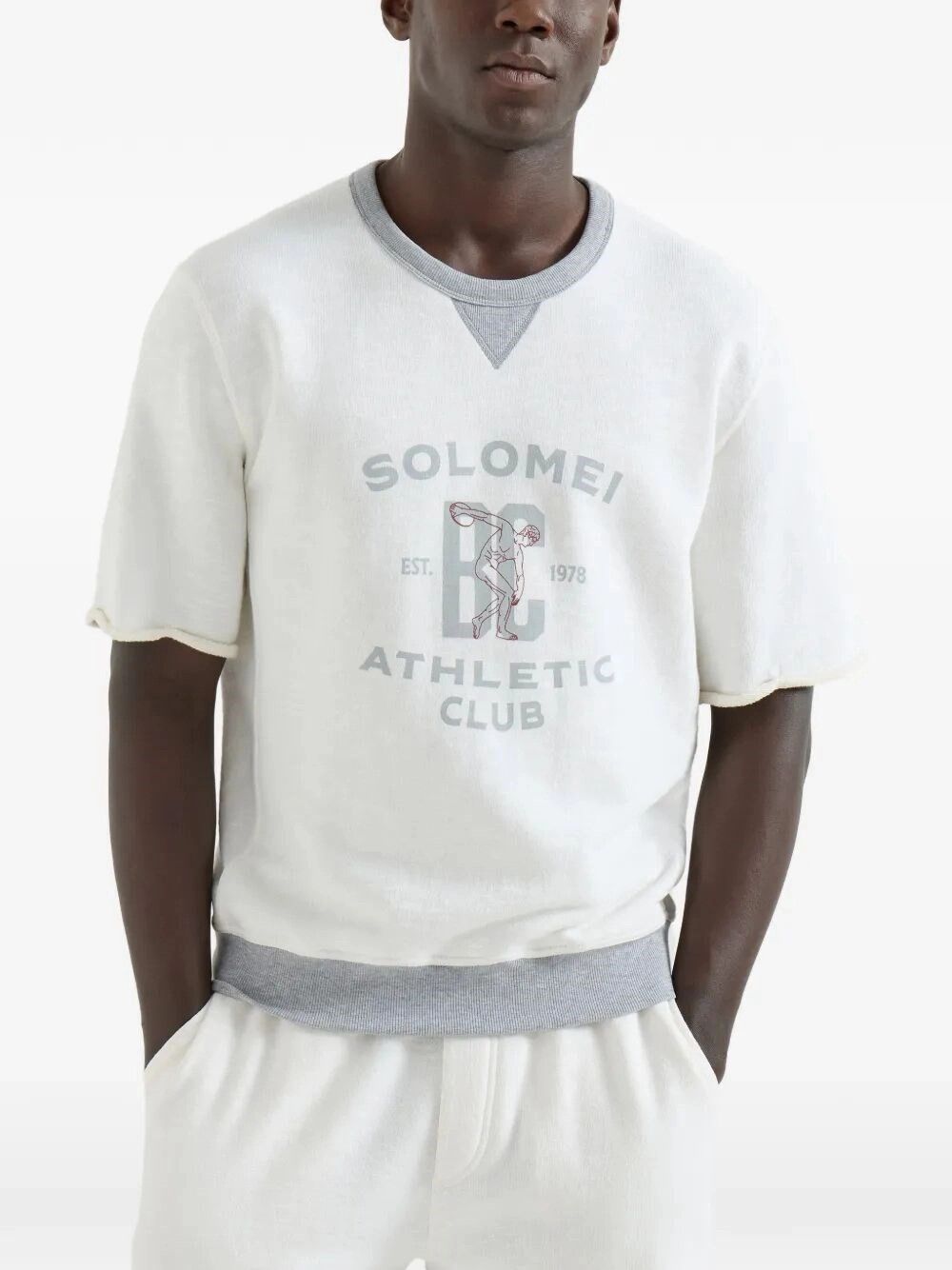 Brunello Cucinelli Short Sleeve Sweatshirt Size US XS / EU 42 / 0 - 4 Thumbnail