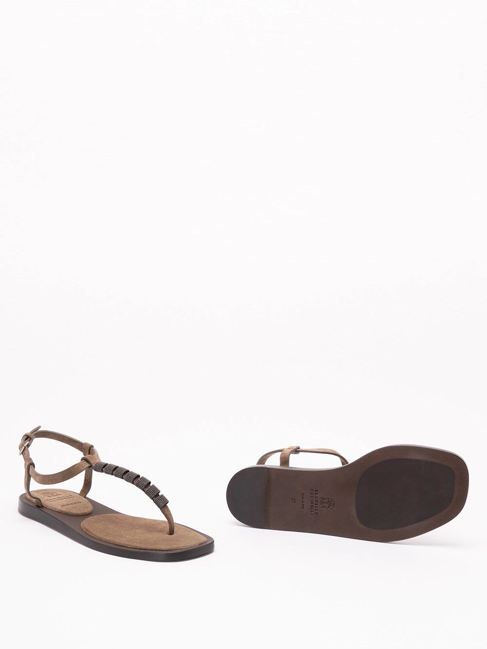 Brunello Cucinelli Flat Sandals Size US 8 / IT 38 - 4 Thumbnail