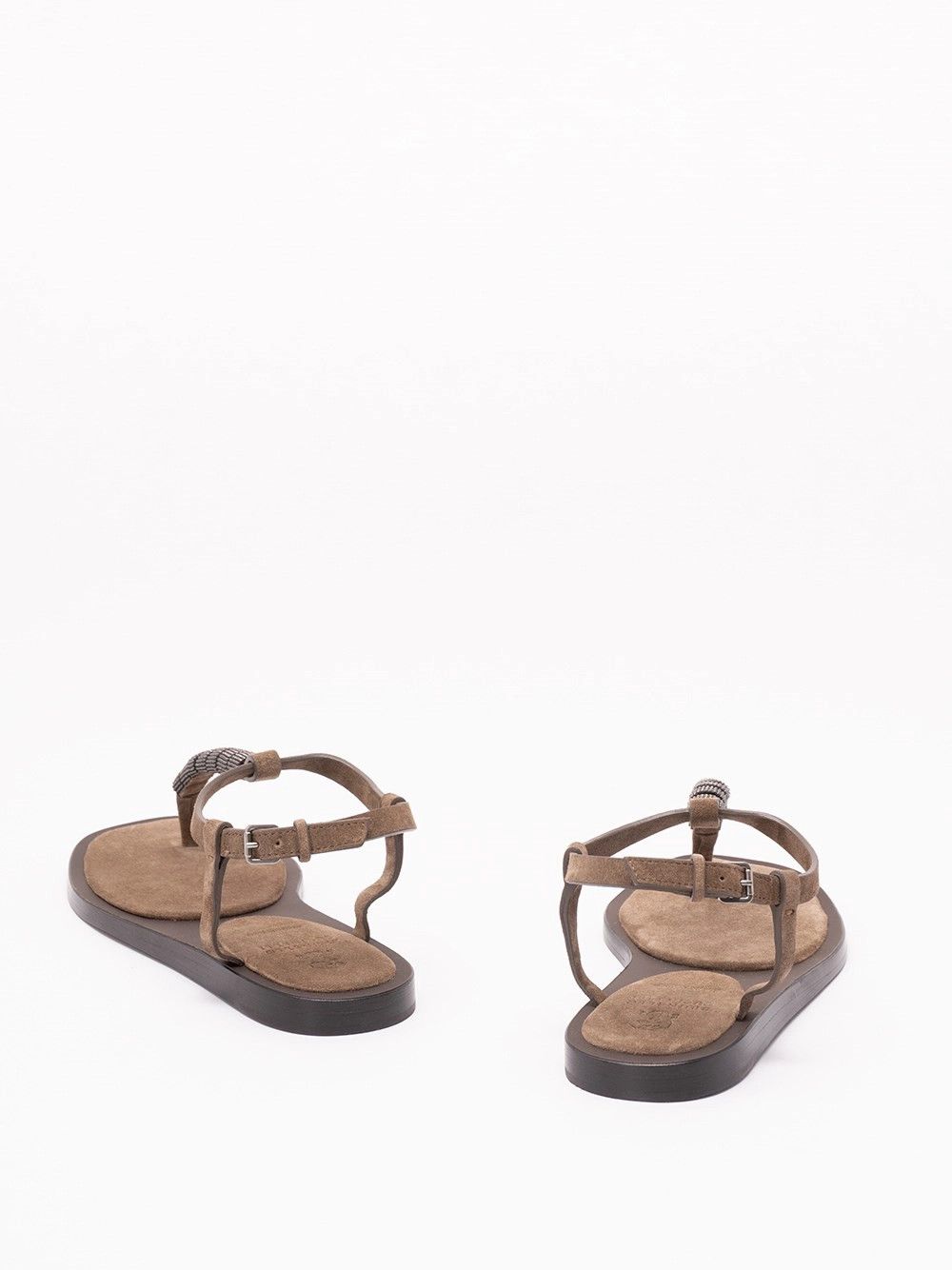 Brunello Cucinelli Flat Sandals Size US 8 / IT 38 - 3 Thumbnail