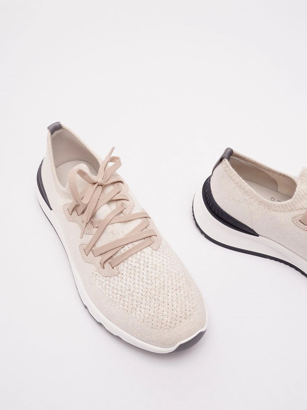 Brunello Cucinelli Cotton Knit Sneakers Size US 9 / EU 42 - 5 Thumbnail