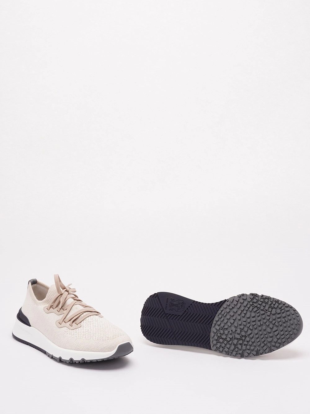 Brunello Cucinelli Cotton Knit Sneakers Size US 14 / EU 47 - 4 Thumbnail