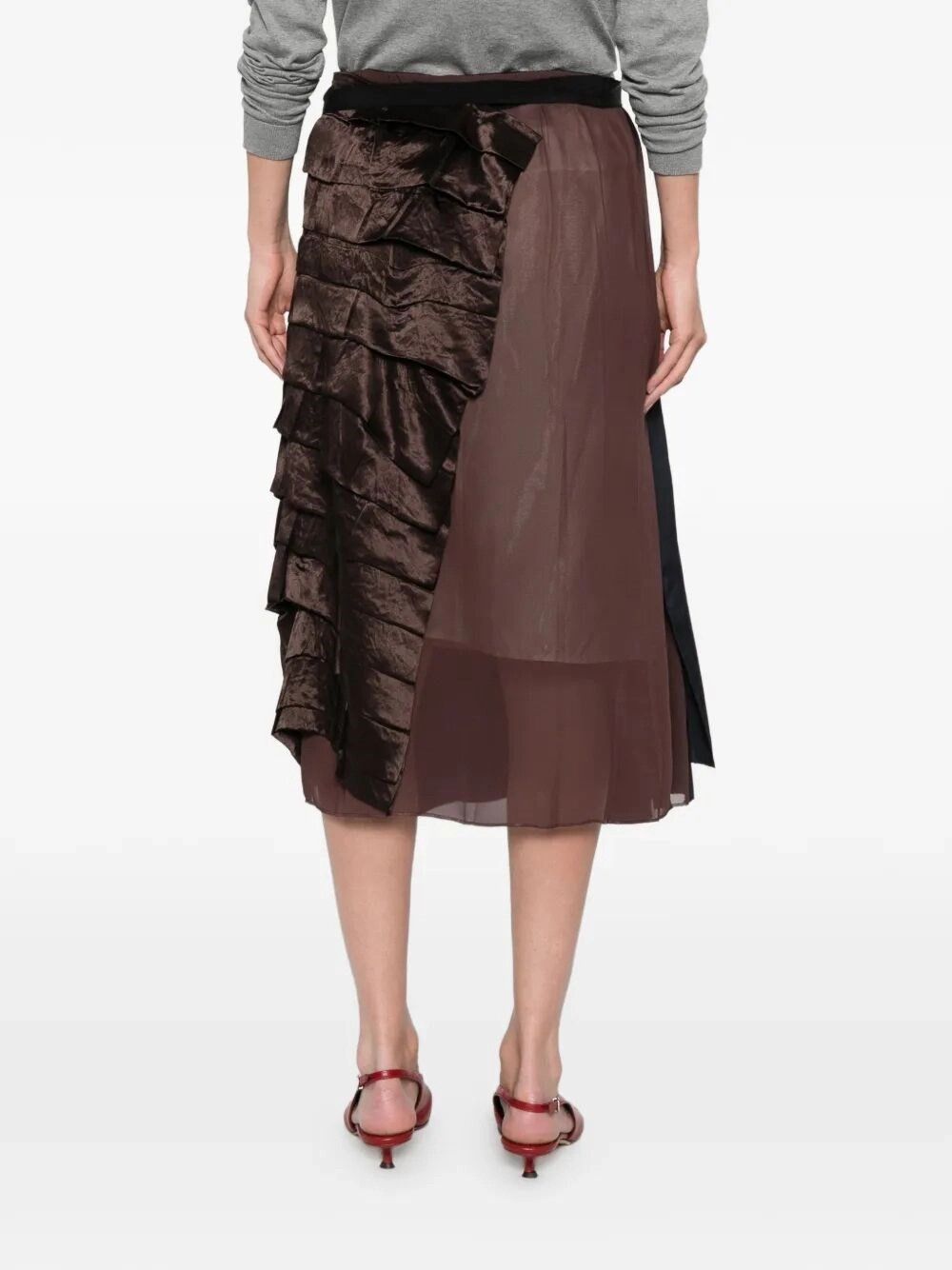Prada Silk Skirt Size 28" / US 6 / IT 42 - 5 Thumbnail