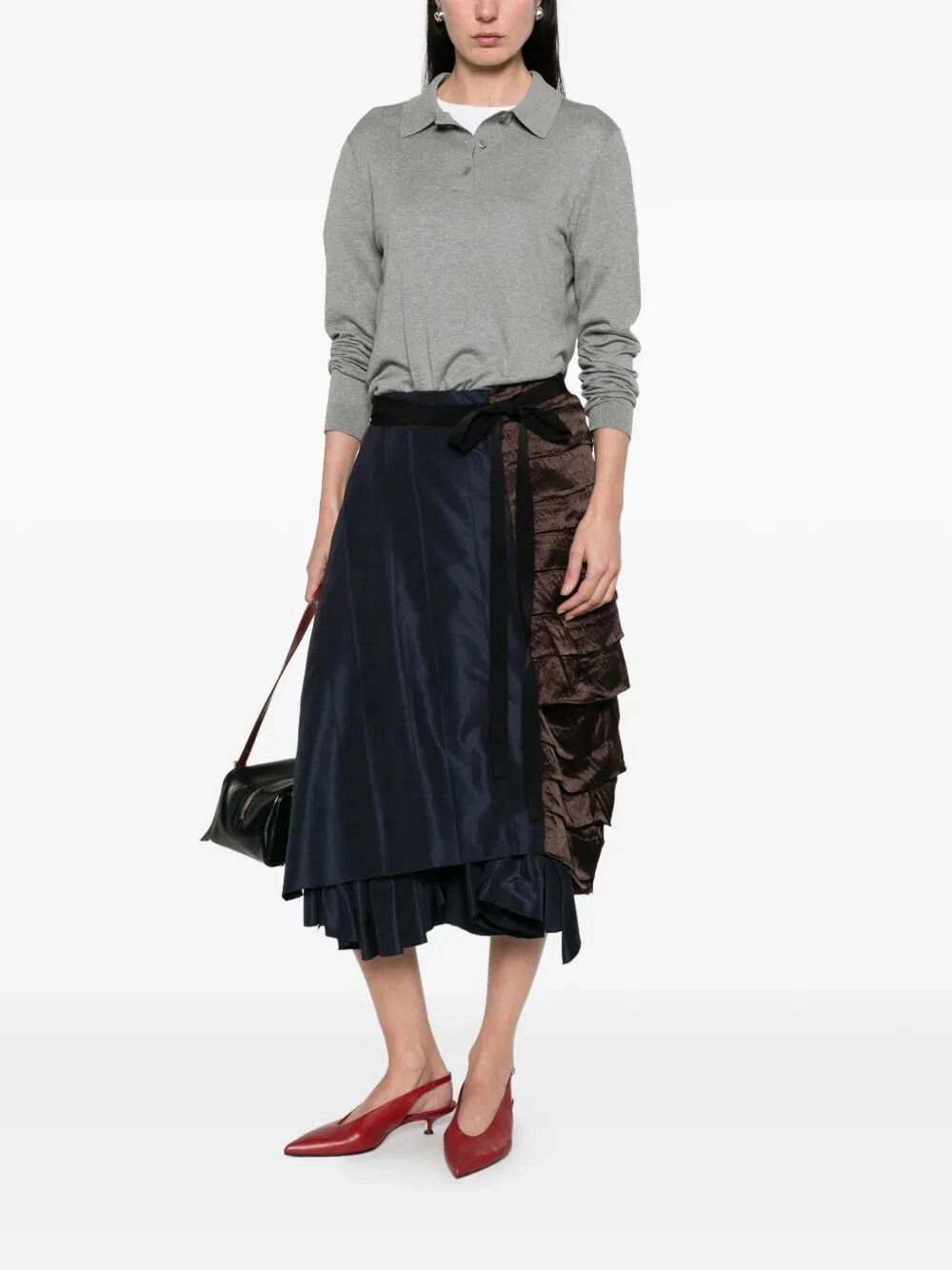 Prada Silk Skirt Size 28" / US 6 / IT 42 - 2 Thumbnail