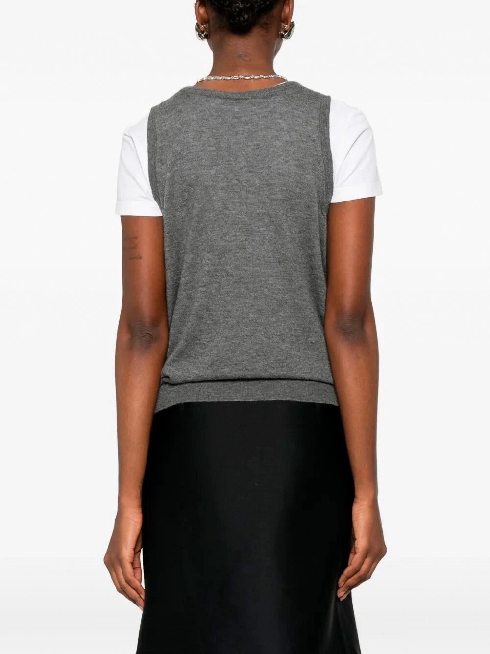 Prada Cashmere V Neck Size M / US 6-8 / IT 42-44 - 4 Thumbnail