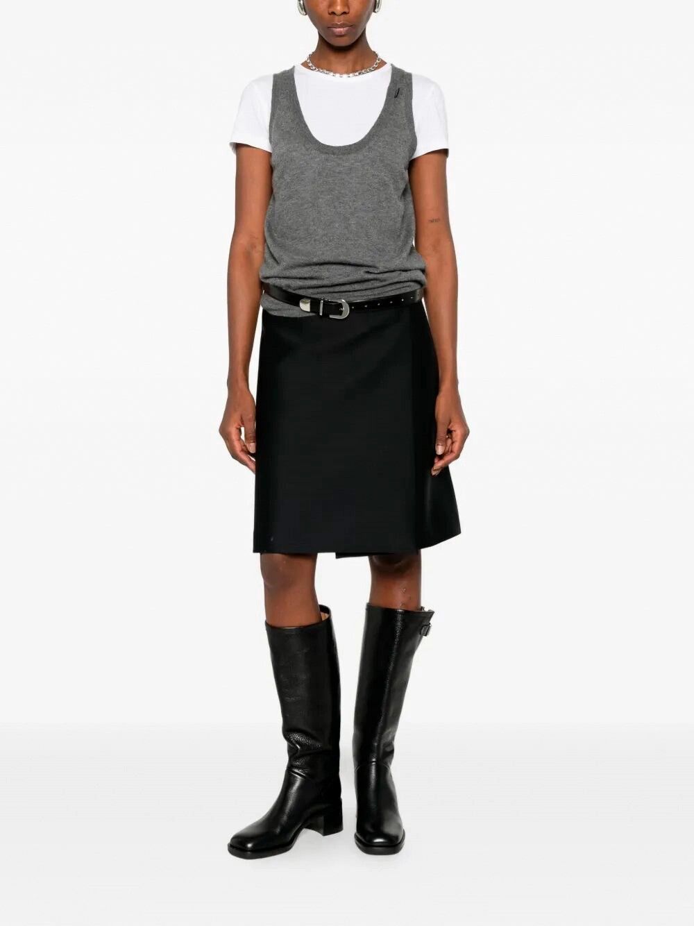 Prada Cashmere V Neck Size M / US 6-8 / IT 42-44 - 2 Thumbnail