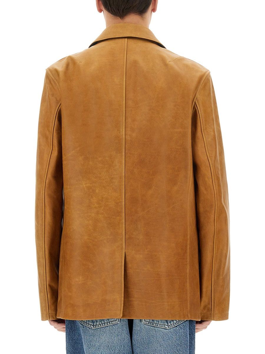 Our Legacy OUR LEGACY LEATHER OPENING BLAZER - BROWN (IT 50) Size 40R - 3 Thumbnail